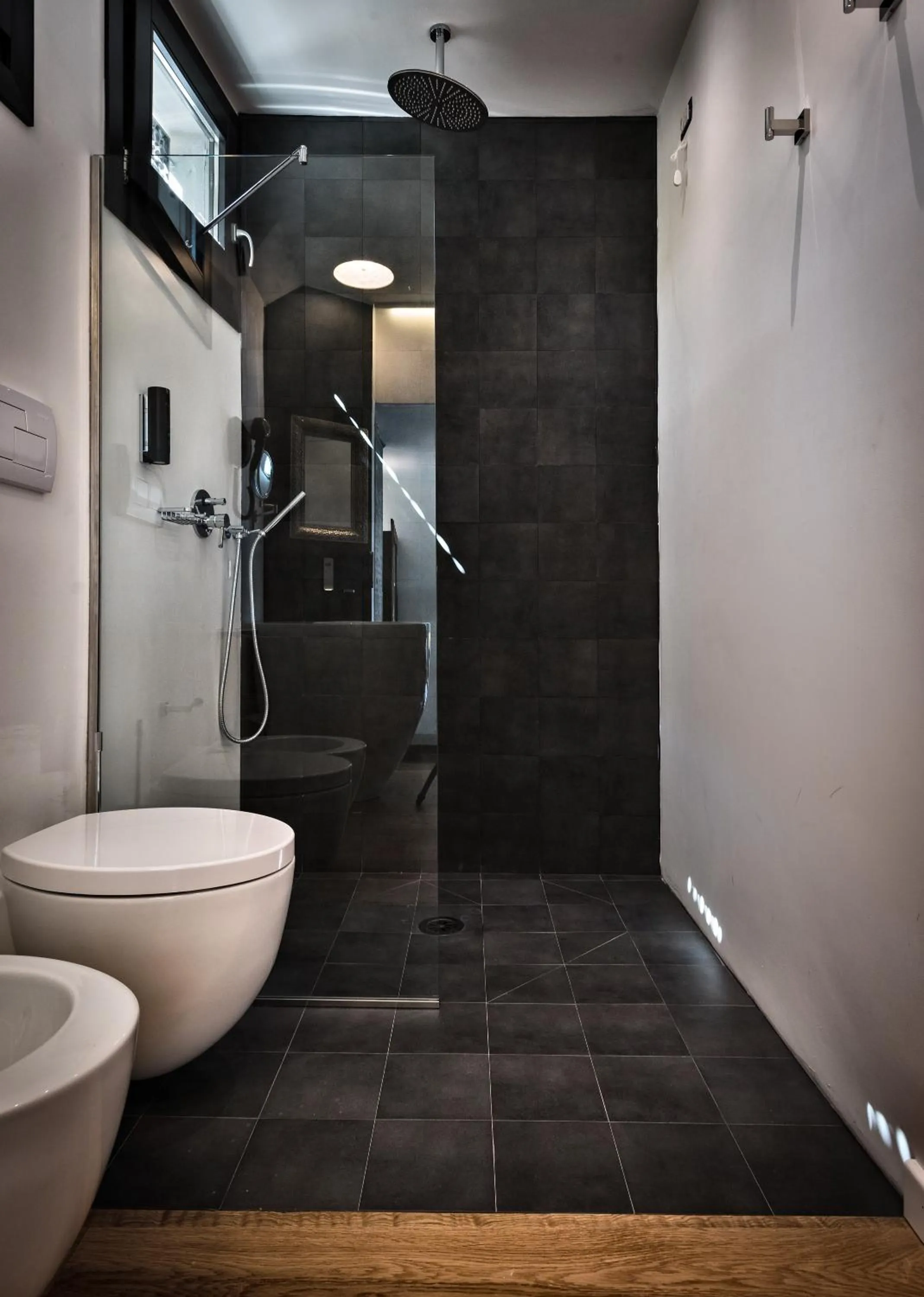 Shower in Teku Sardinia Boutique Hotel