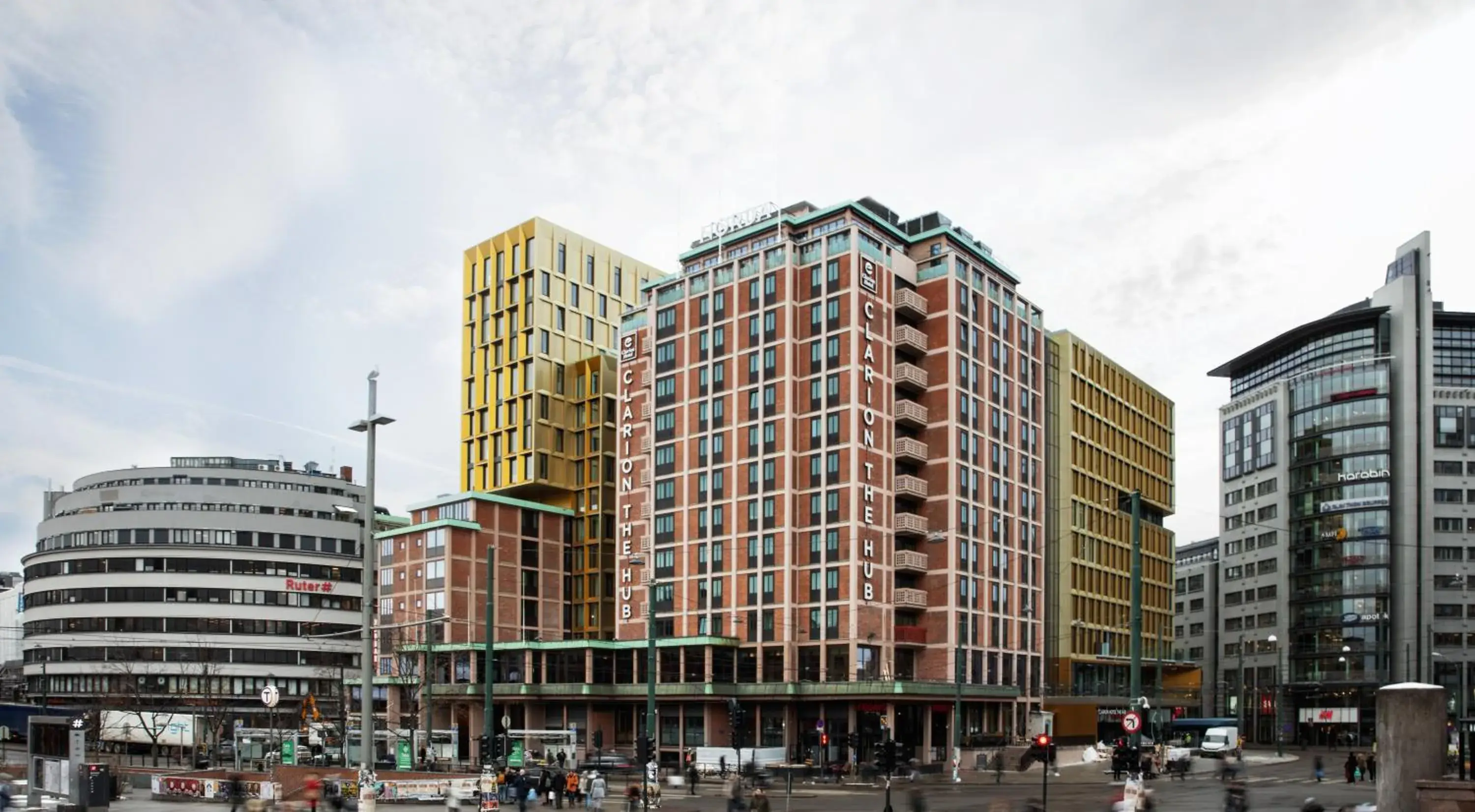 Facade/entrance in Clarion Hotel The Hub Facade/entrance in Clarion Hotel The Hub