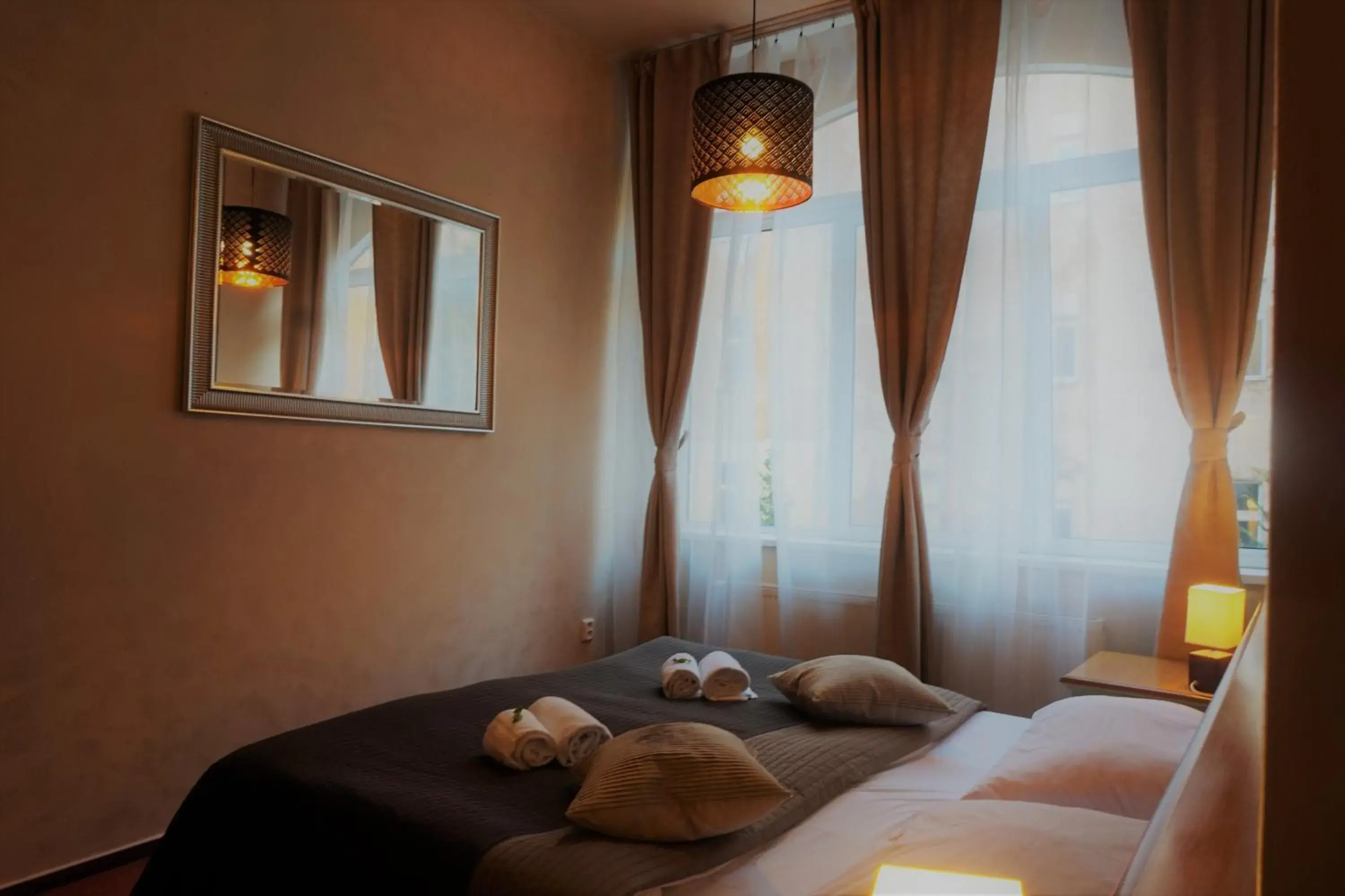 Bed in Augustus et Otto Hotel Bed in Augustus et Otto Hotel