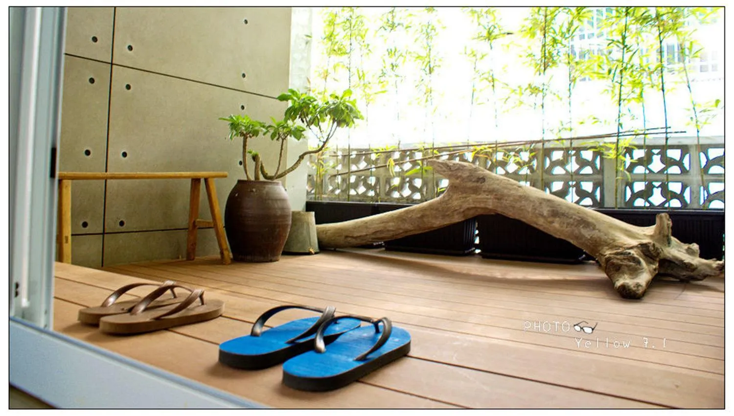 Patio in Chung Fu Inn