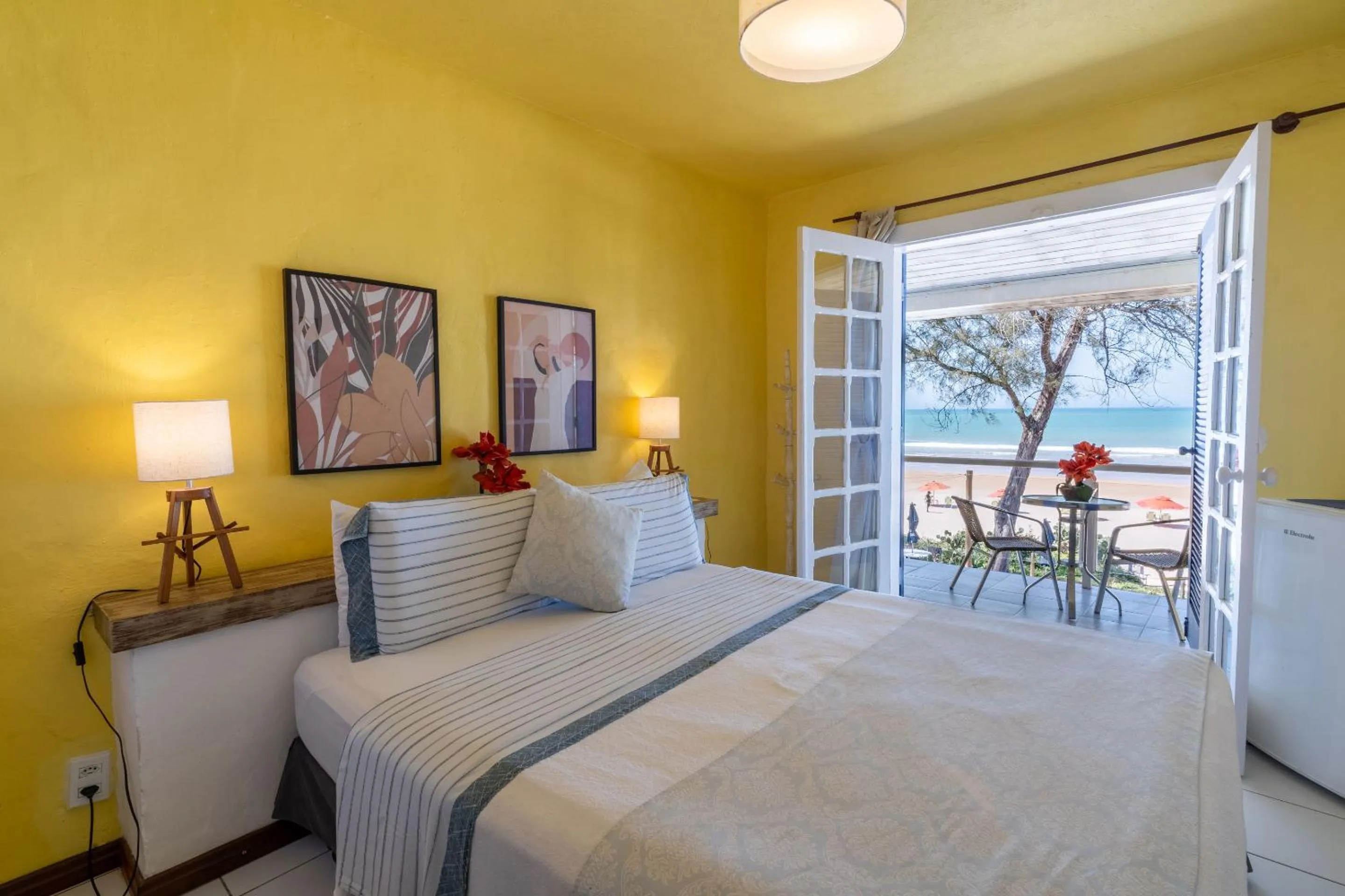 Bed in Pousada dos Gravatás