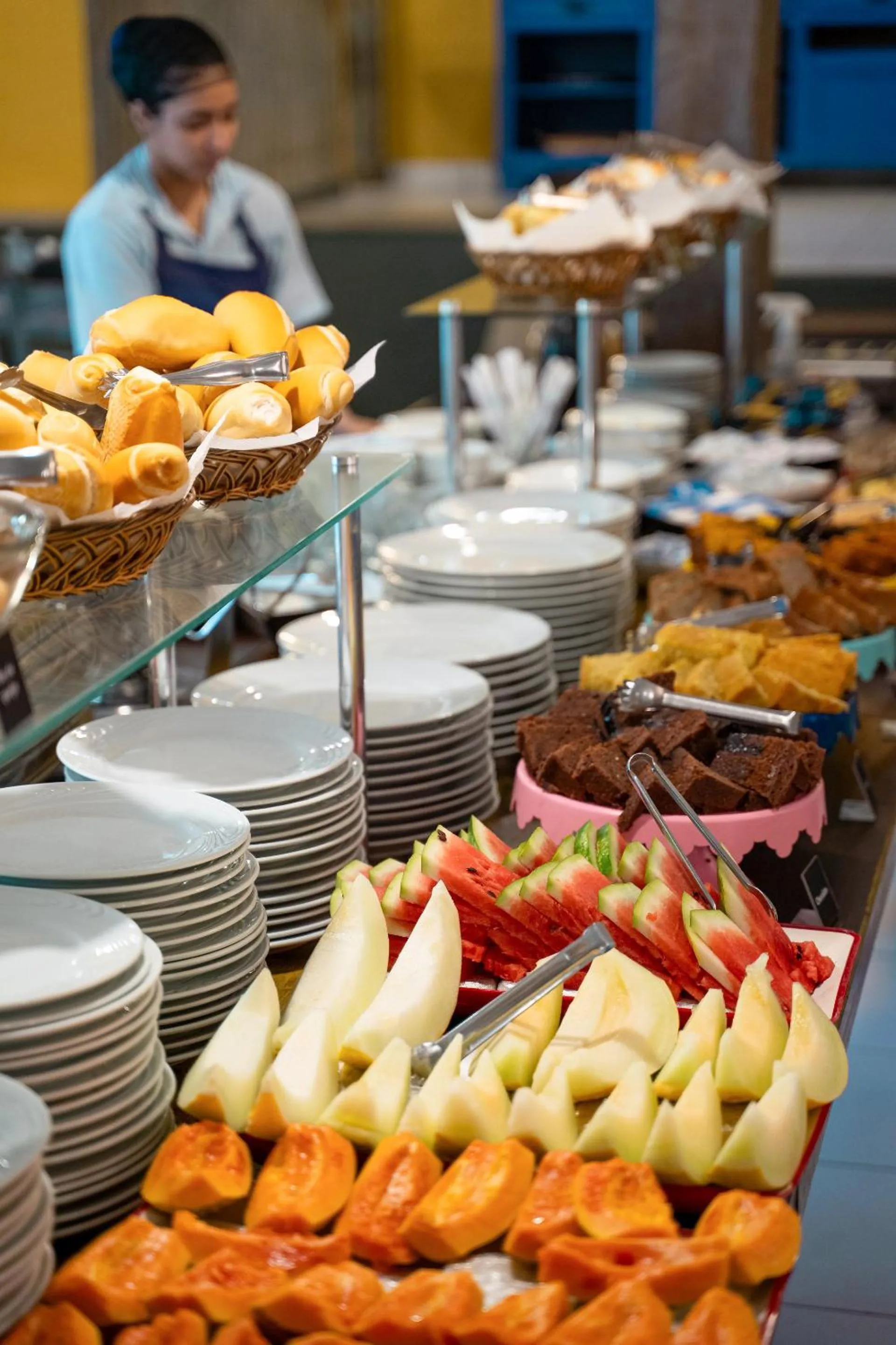 Buffet breakfast in Pousada dos Gravatás