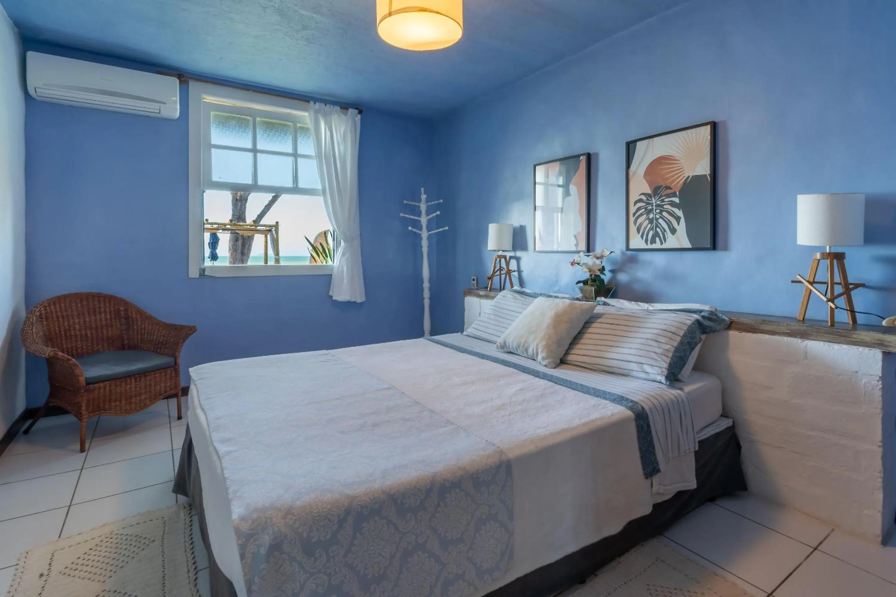 Bed in Pousada dos Gravatás