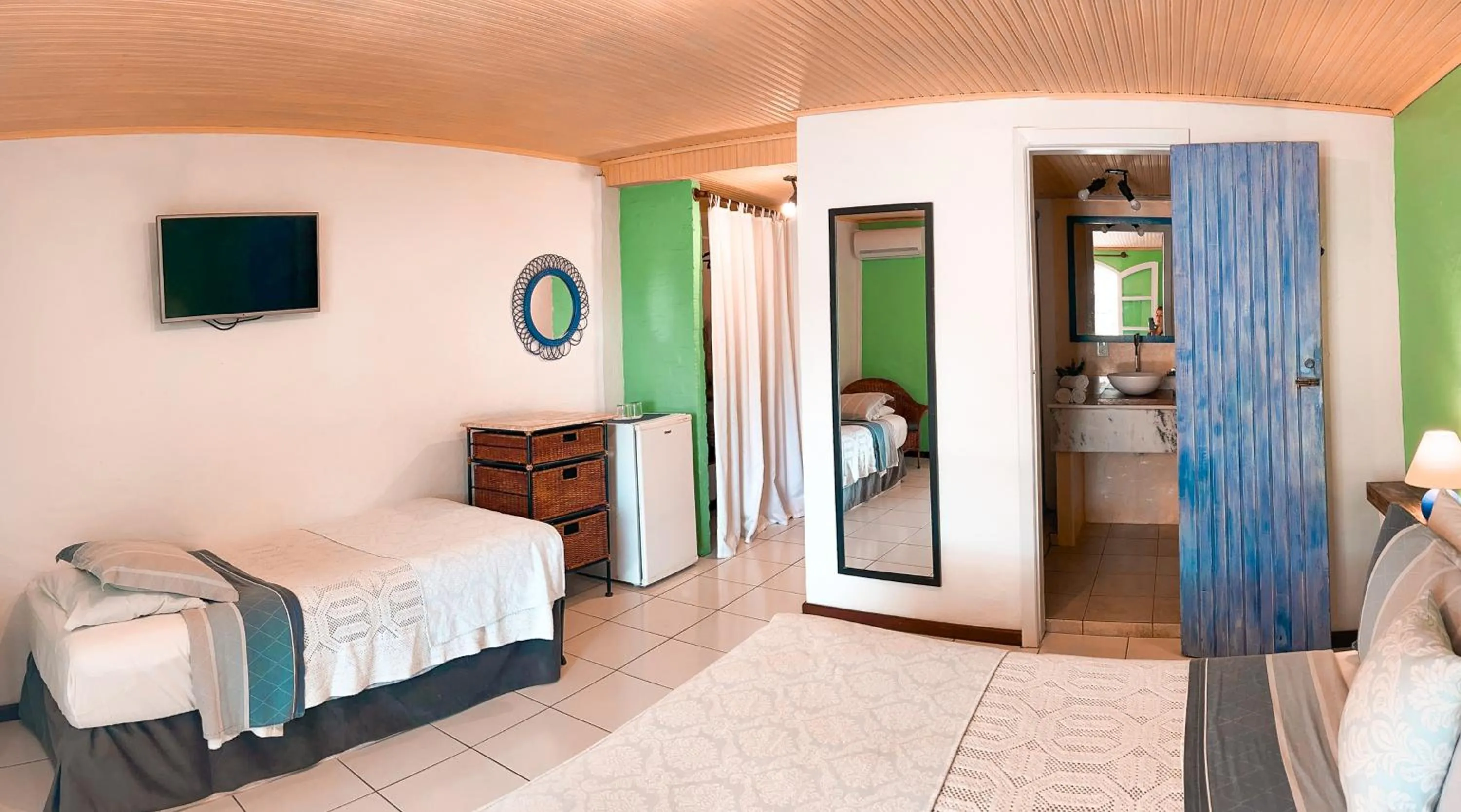 Bed in Pousada dos Gravatás