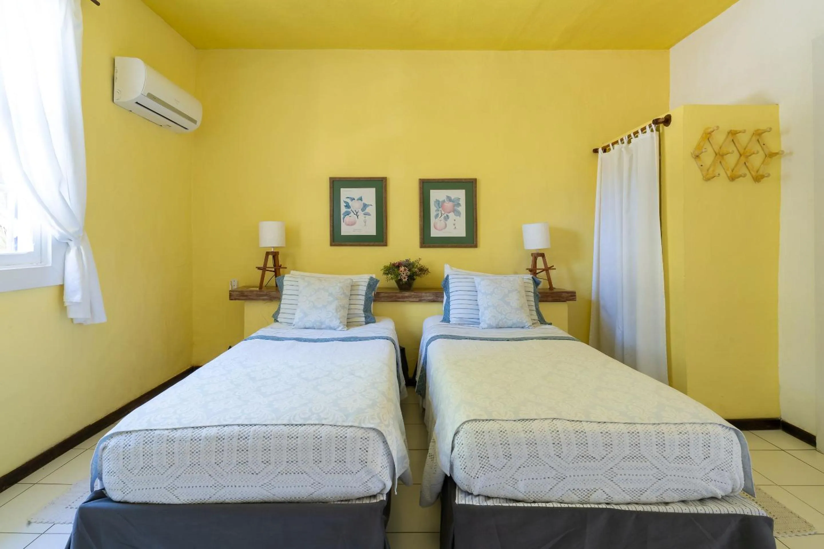 Bed in Pousada dos Gravatás