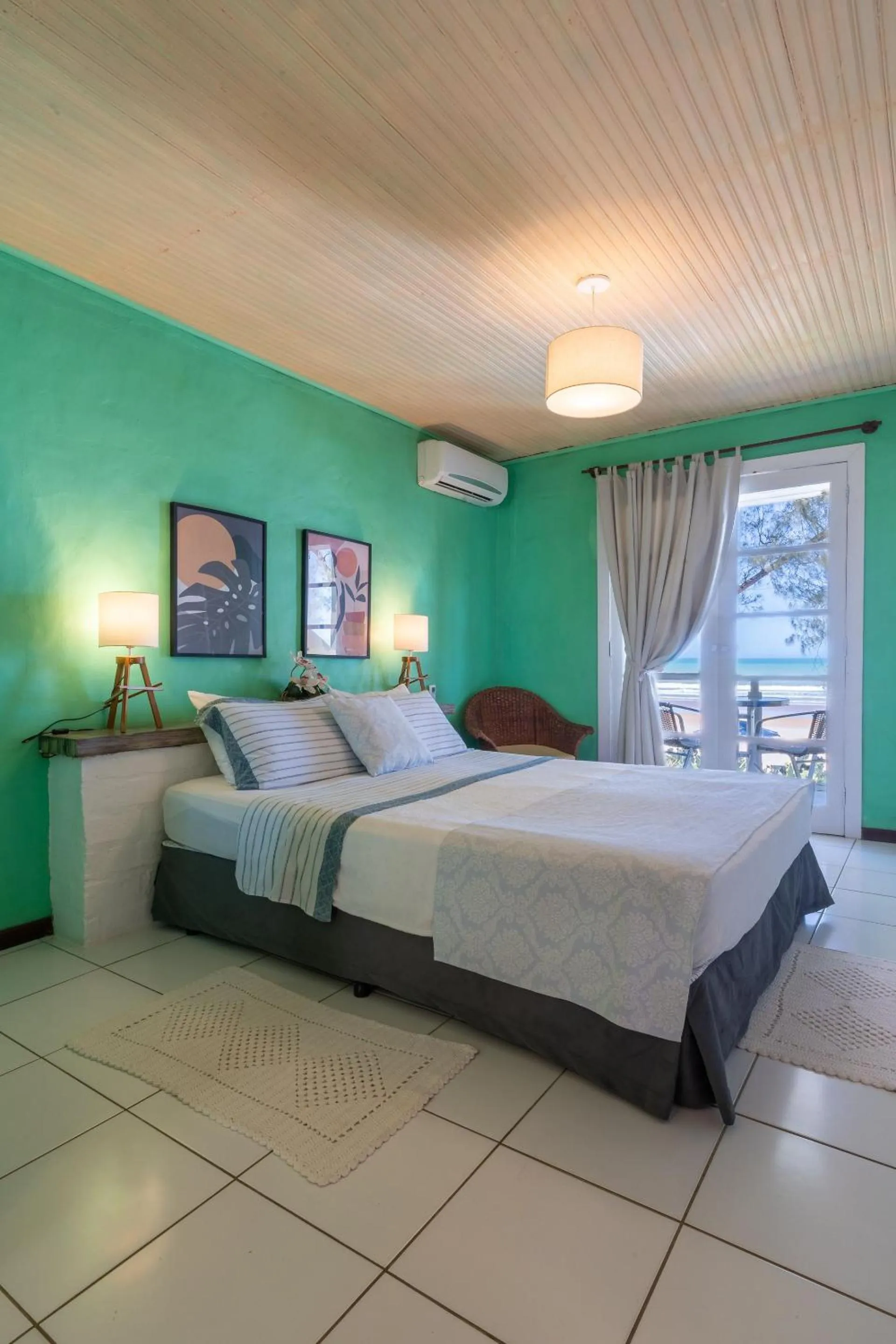 Bed in Pousada dos Gravatás