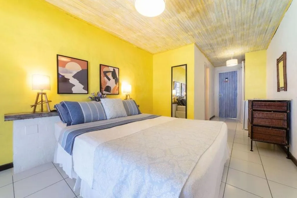 Bed in Pousada dos Gravatás