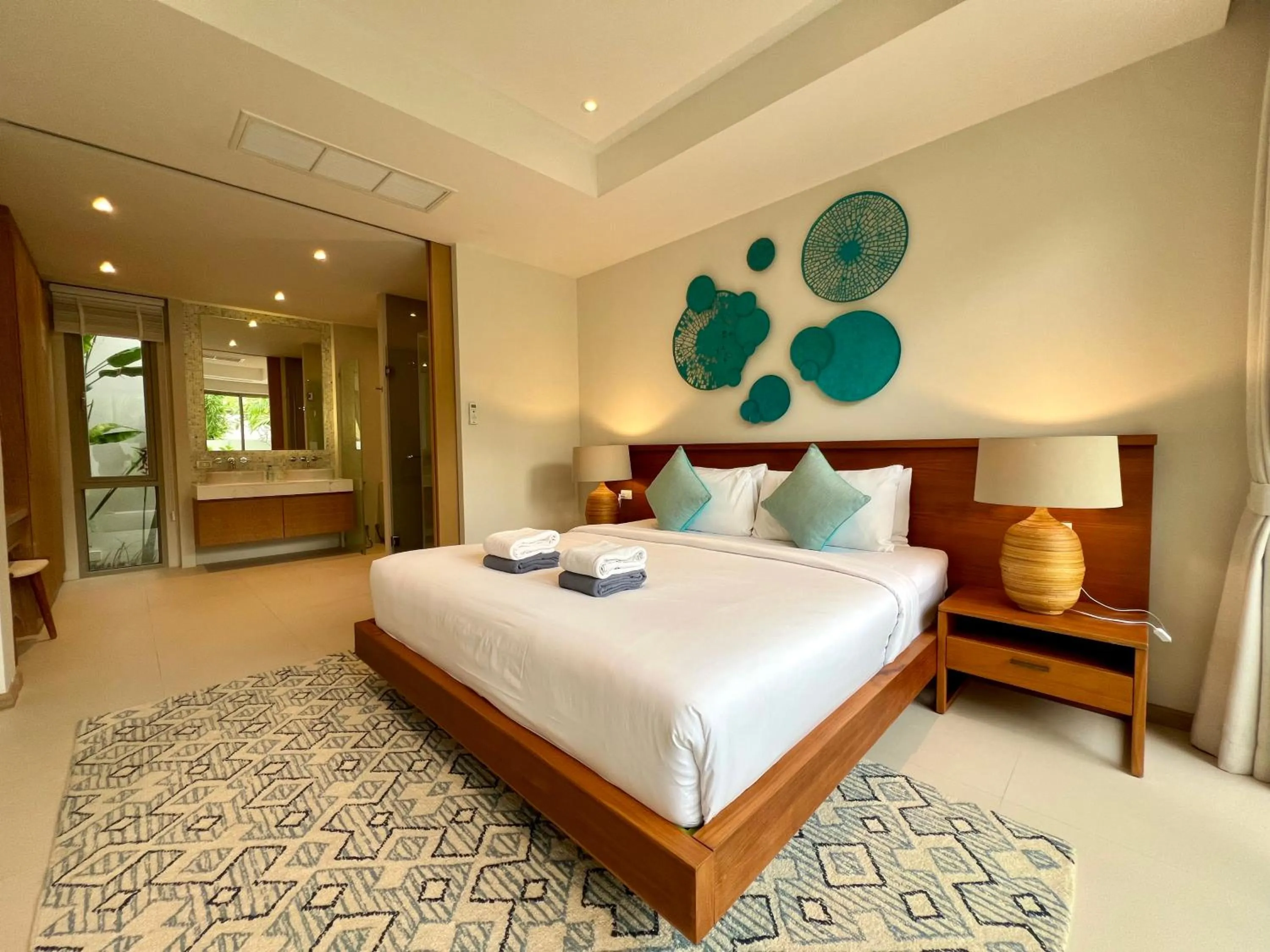 Bedroom, Bed in Trichada Villas by RESAVA