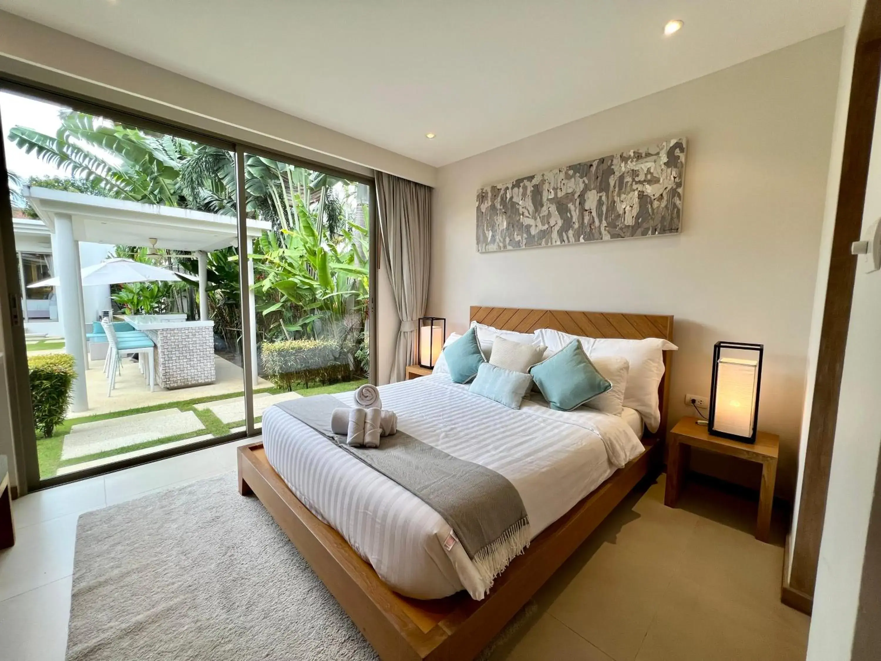 Bed in Trichada Villas by RESAVA Bed in Trichada Villas by RESAVA