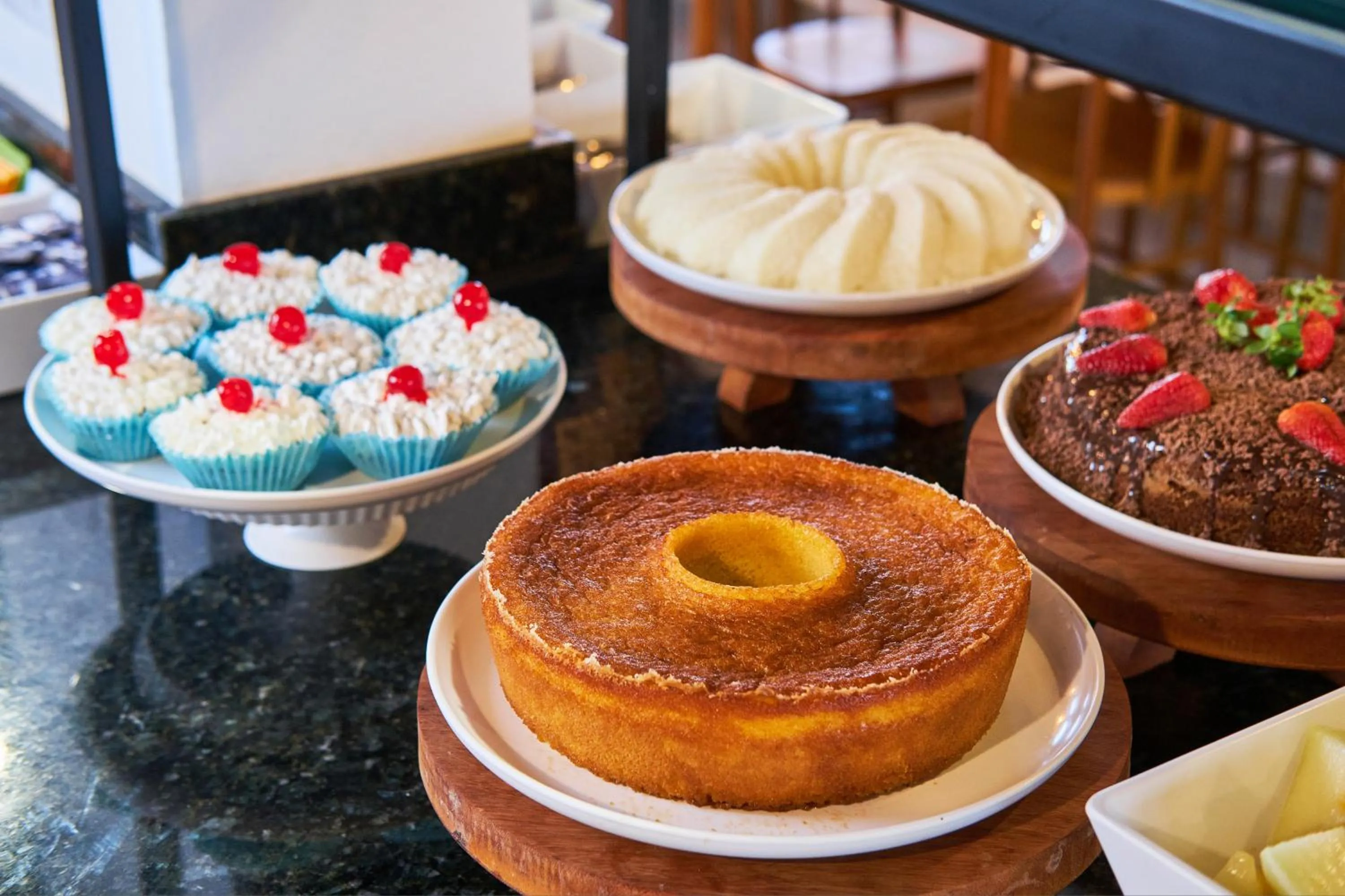 Buffet breakfast in Hotel Coquille