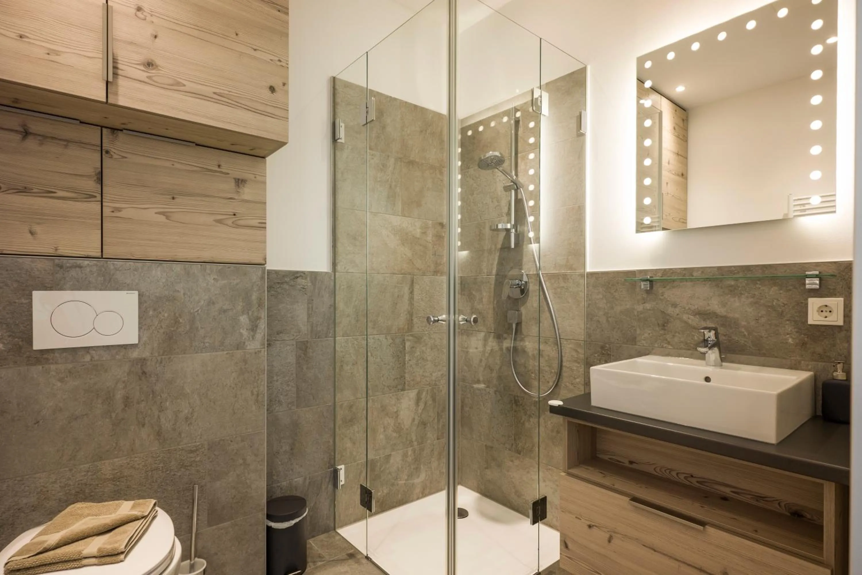 Bathroom in Aparthotel Backstage