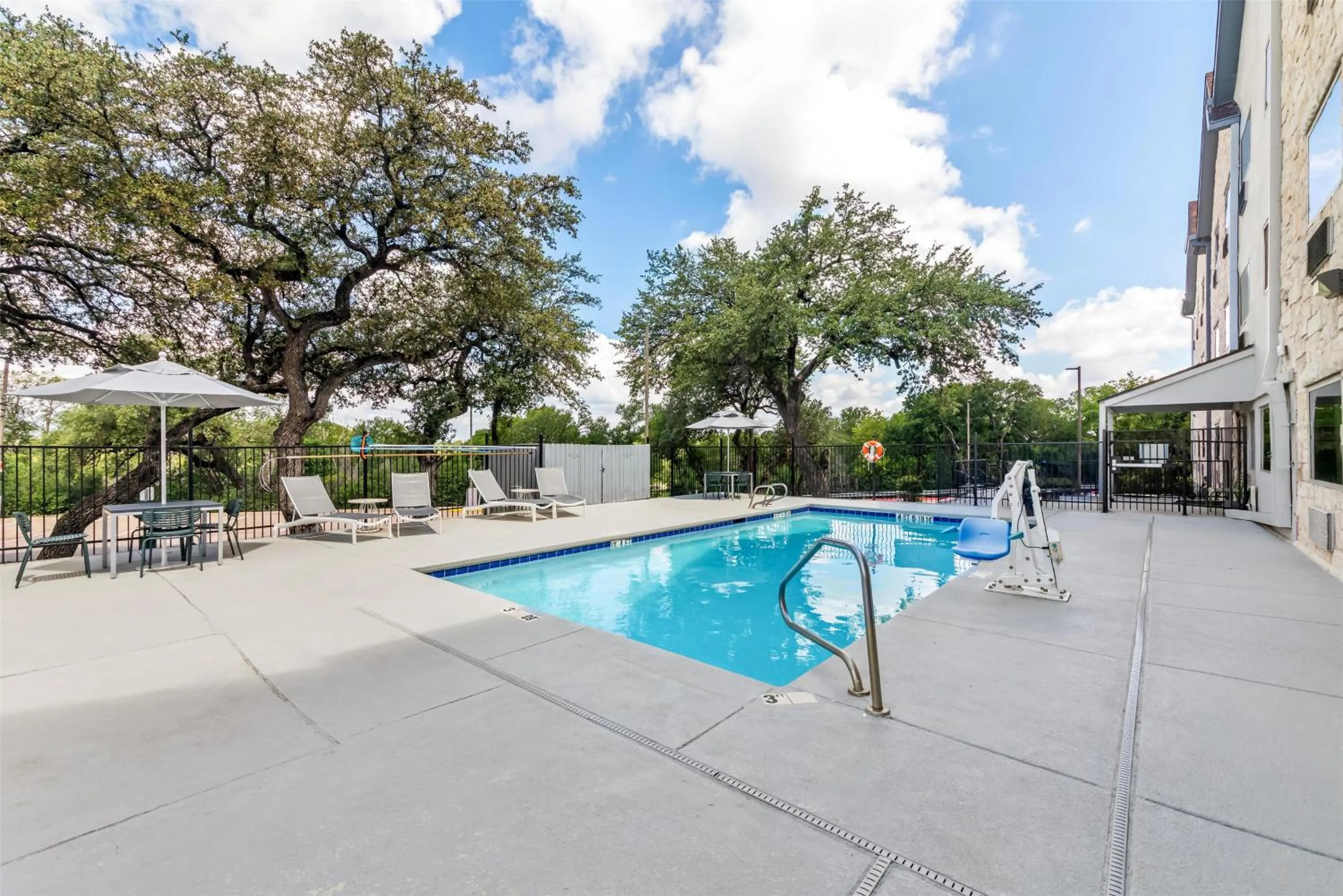 Pool view in Spark by Hilton Round Rock