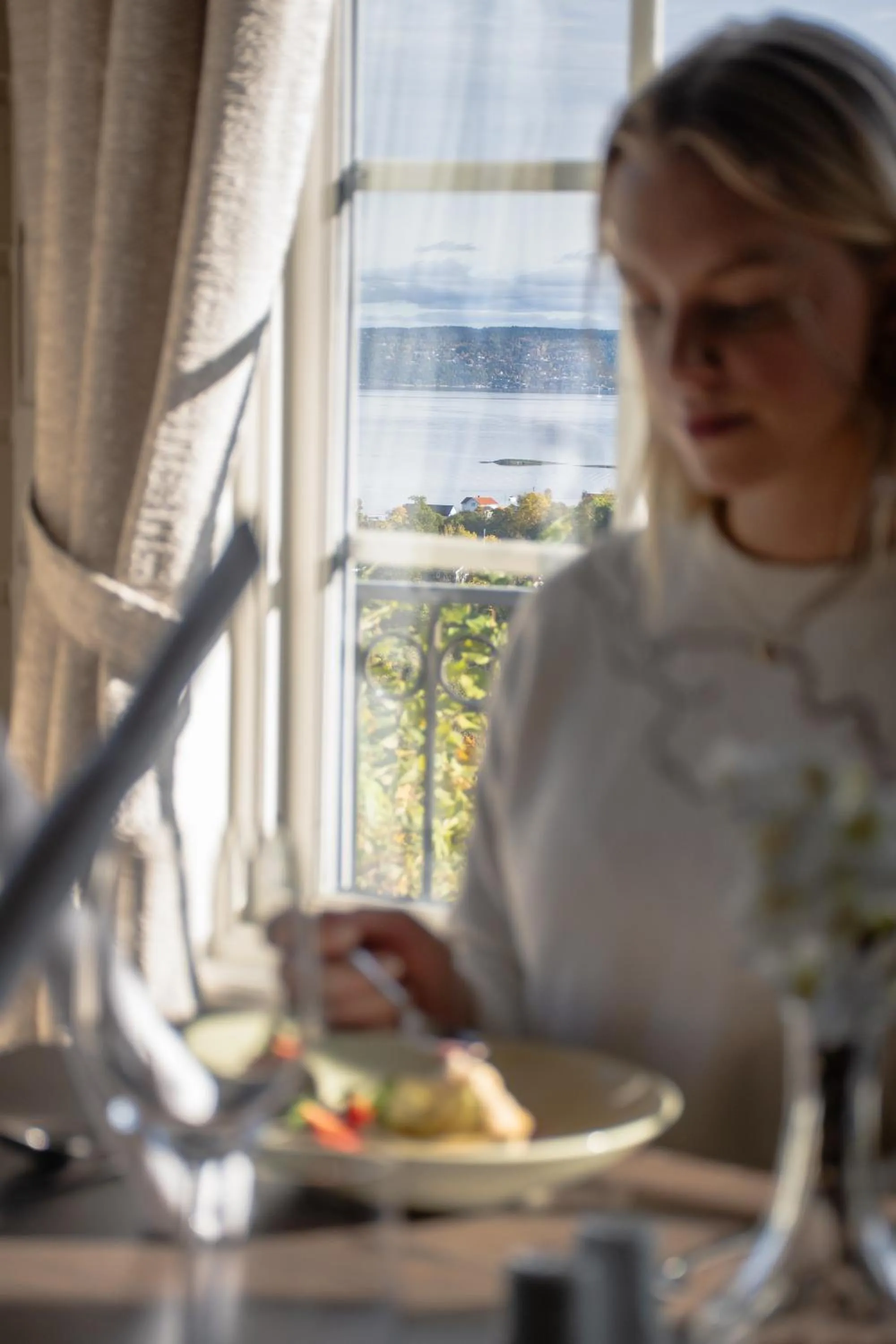 Restaurant/places to eat in Quality Hotel Leangkollen