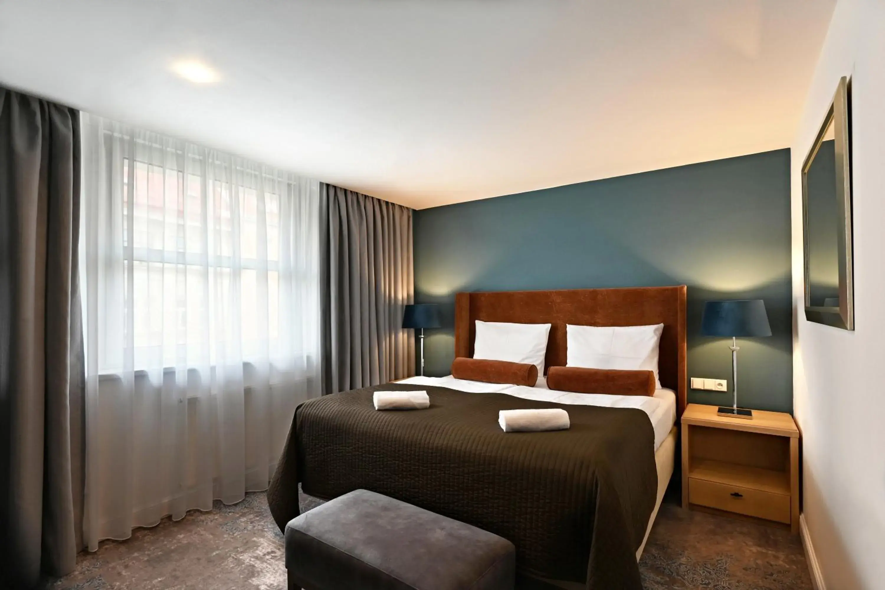 Bed in The Hotel Fitzgerald Bed in The Hotel Fitzgerald