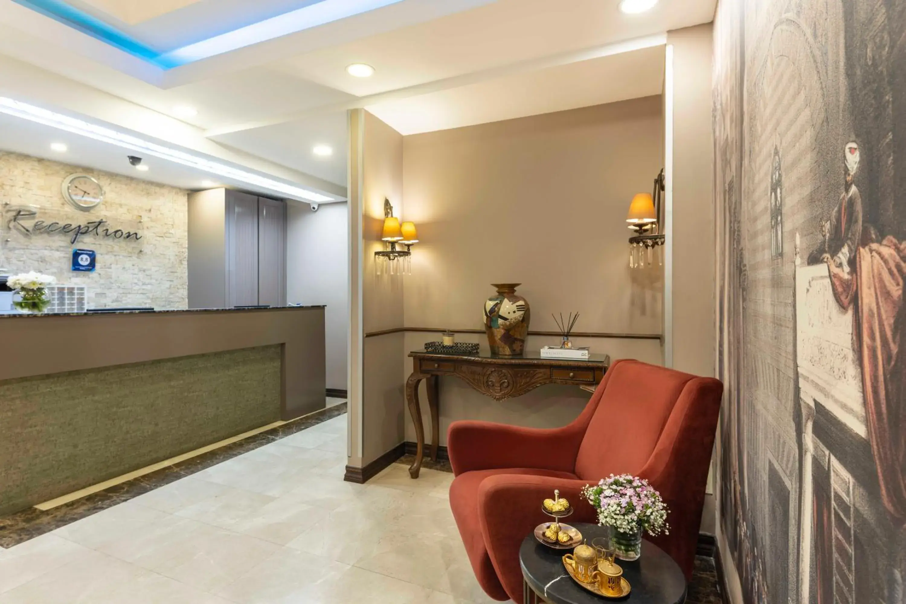 Lobby or reception in Raymond Hotel Old City Lobby or reception in Raymond Hotel Old City