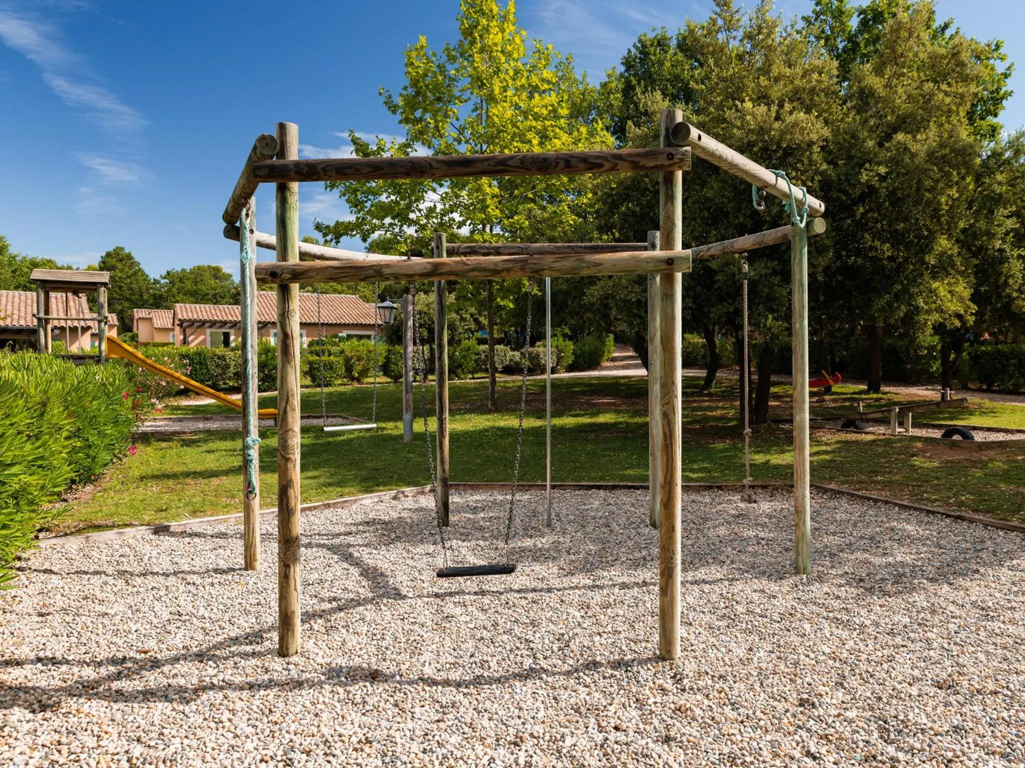 Children play ground in Lagrange Vacances Les Mazets de Gaujac