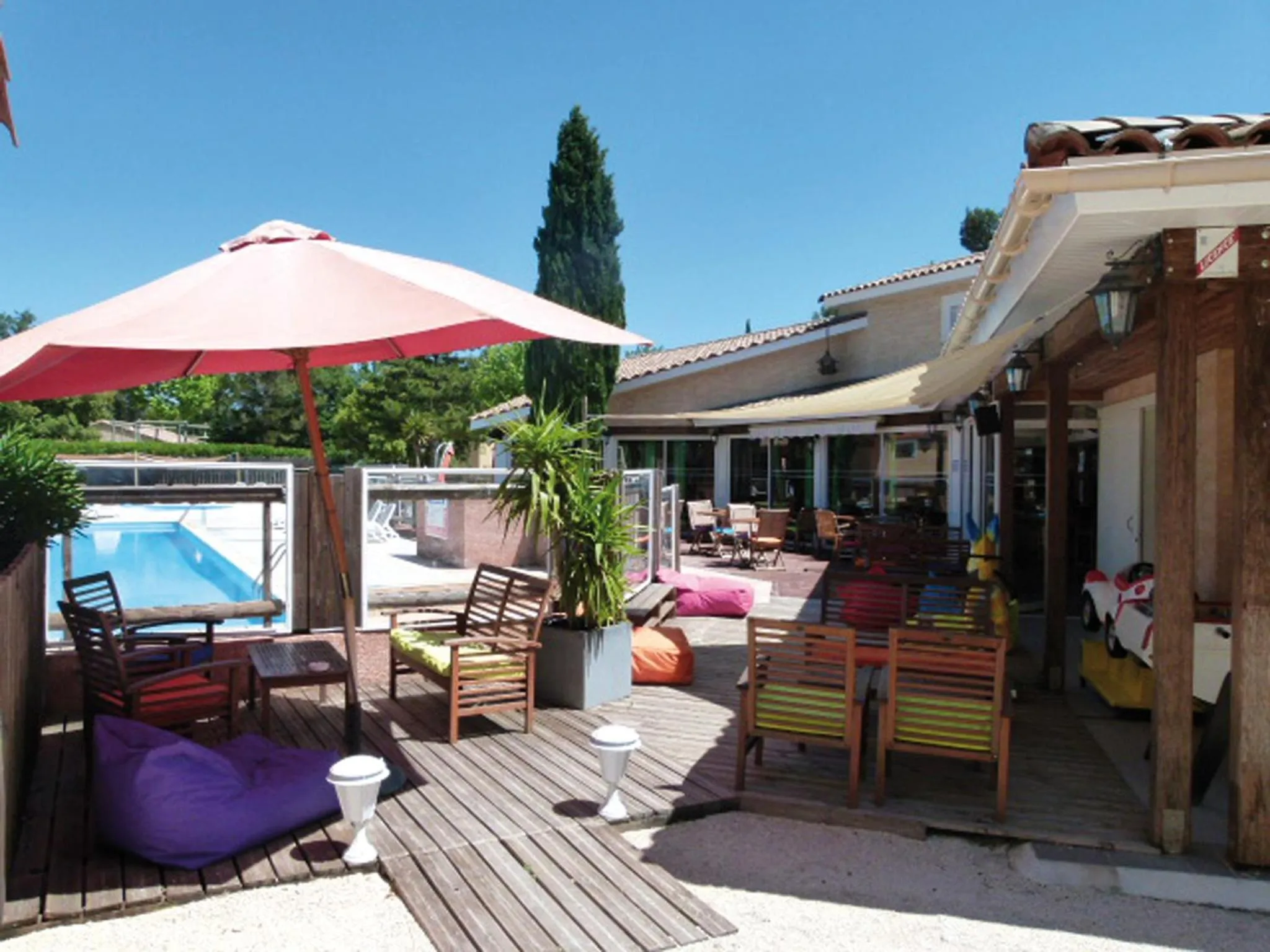 Restaurant/places to eat in Lagrange Vacances Les Mazets de Gaujac