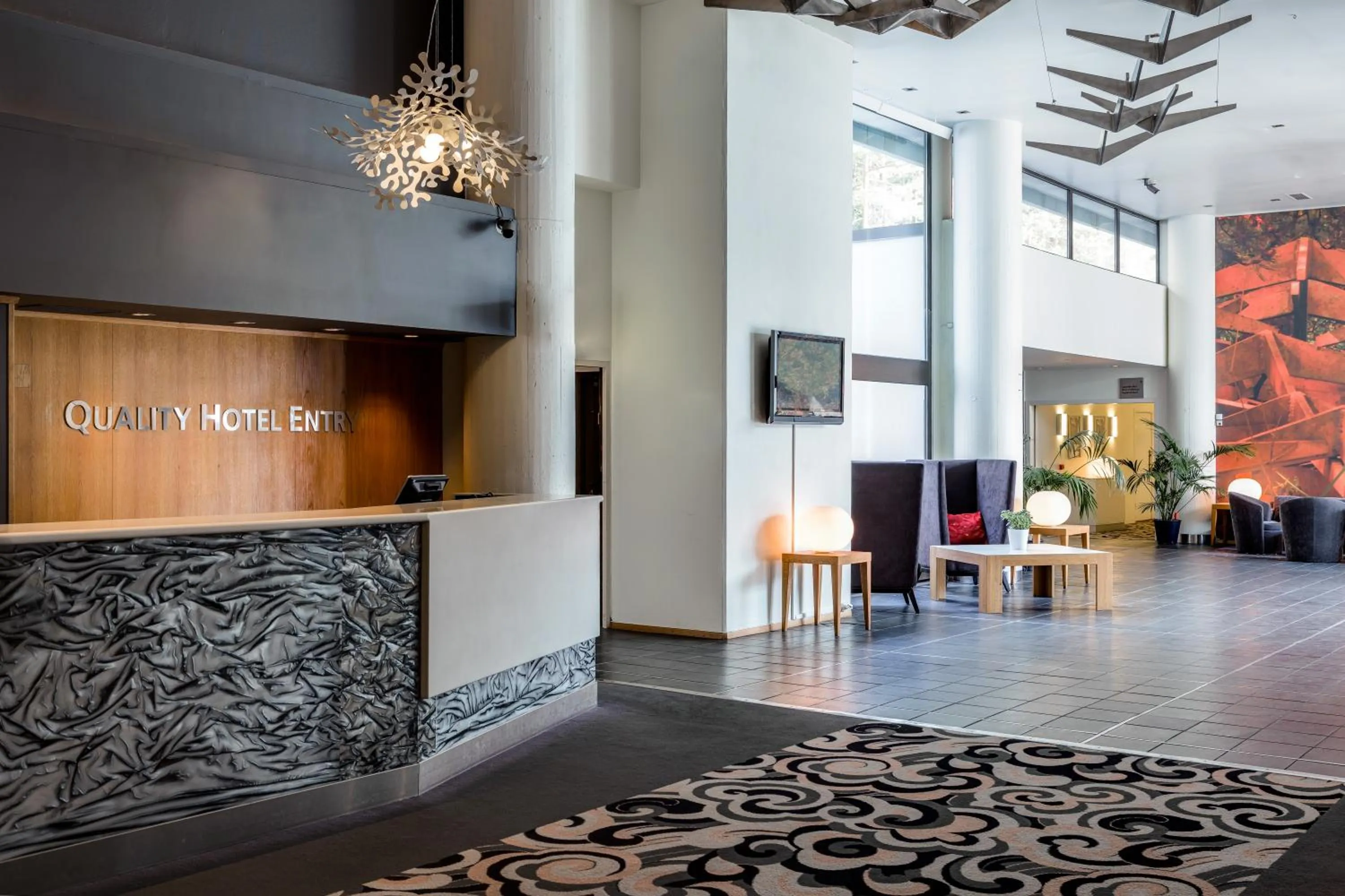 Lobby or reception in Quality Hotel Entry