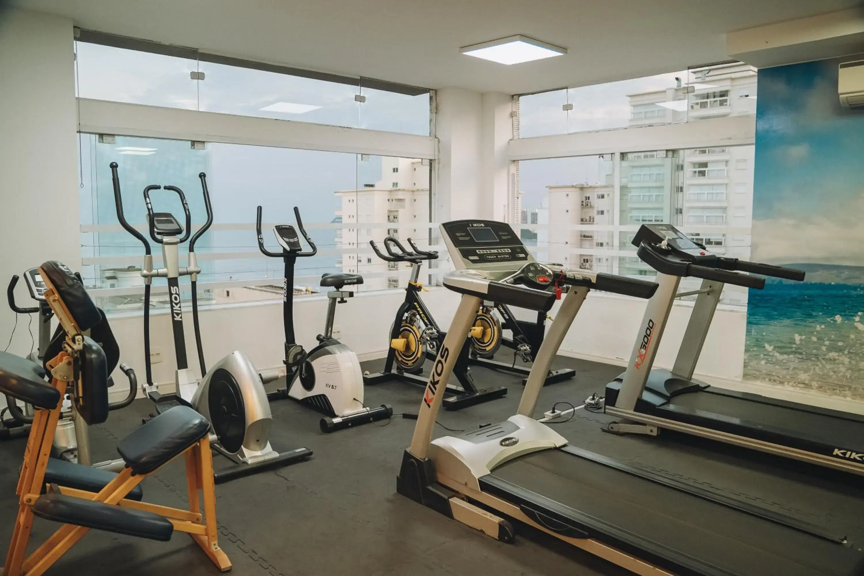 Fitness centre/facilities in Ferraretto Guarujá Hotel & Spa Fitness centre/facilities in Ferraretto Guarujá Hotel & Spa