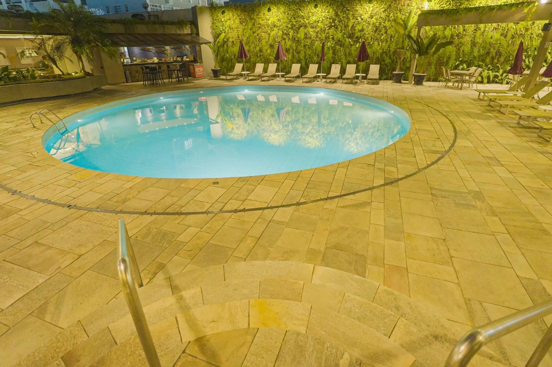 Pool view in Ferraretto Guarujá Hotel & Spa