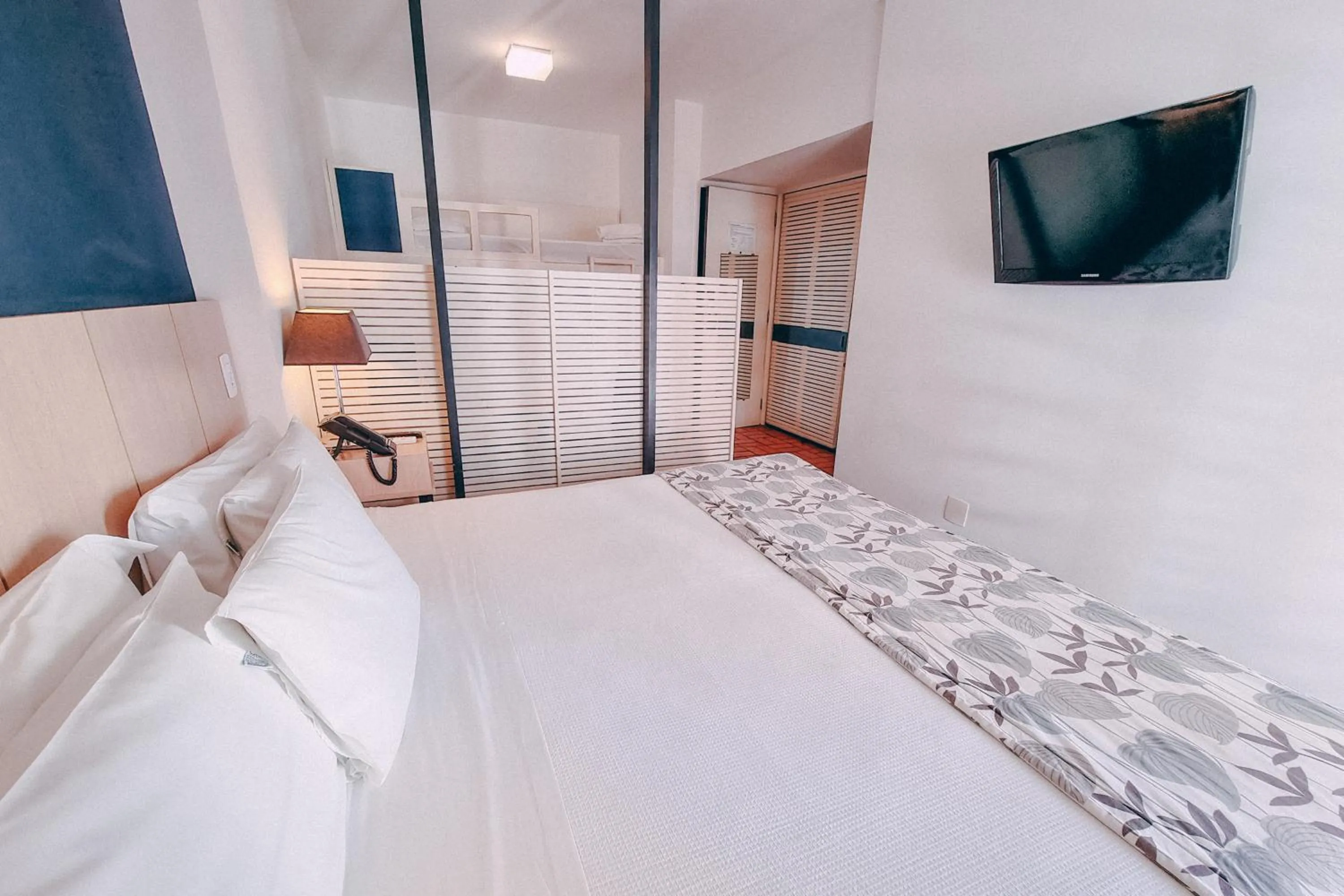 Bedroom, Bed in Ferraretto Guarujá Hotel & Spa