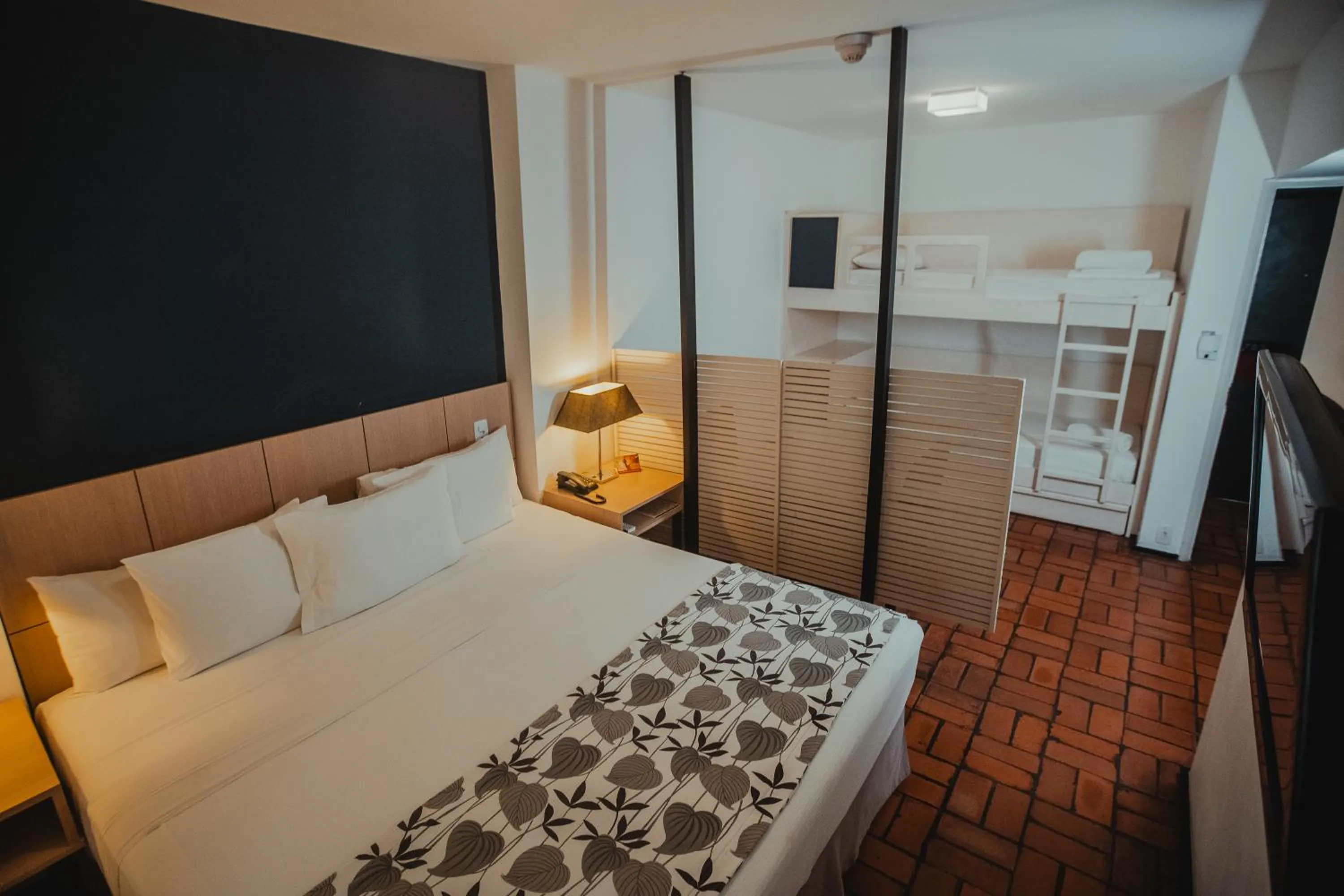 Photo of the whole room, Bed in Ferraretto Guarujá Hotel & Spa