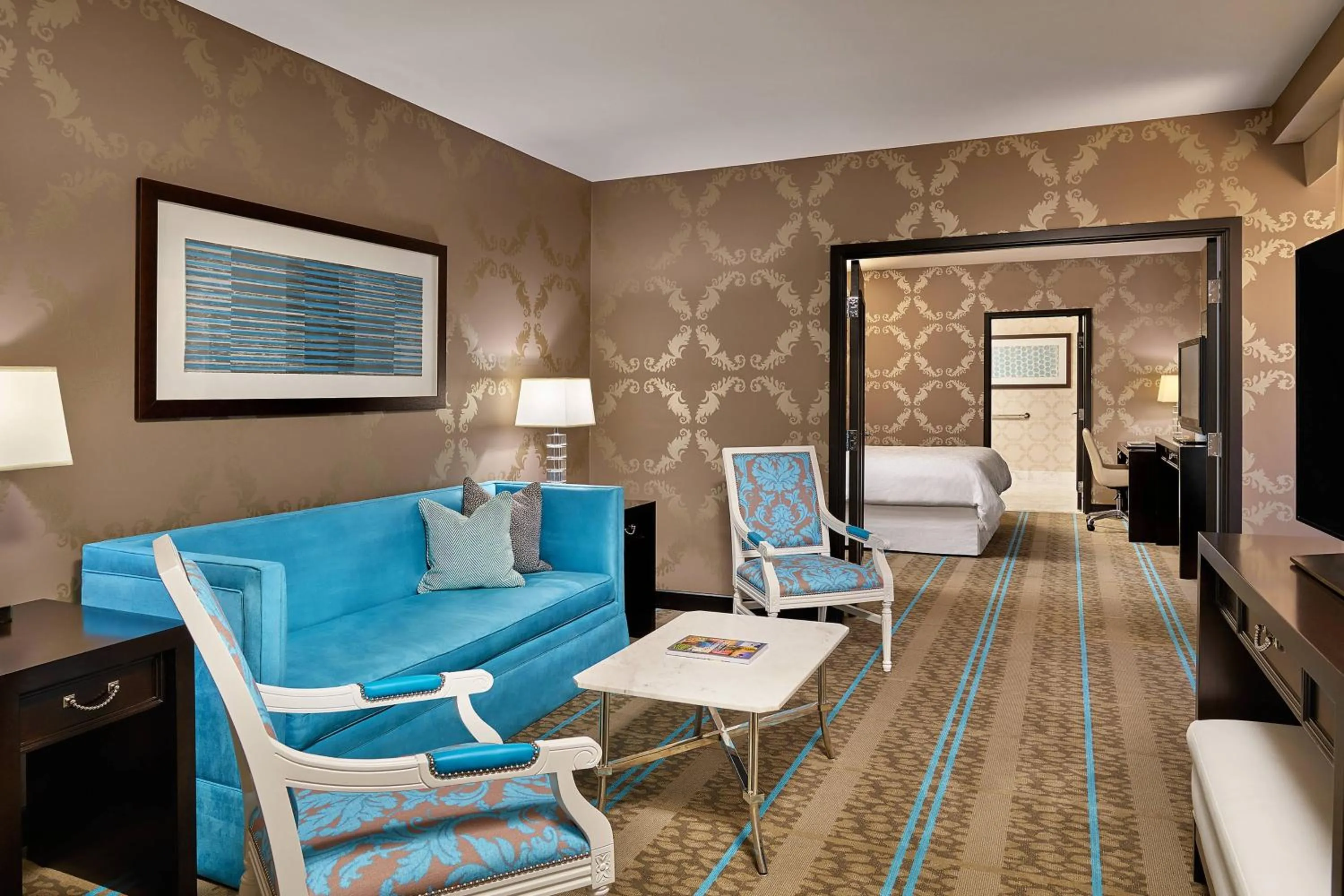 Living room in The Nines, a Luxury Collection Hotel, Portland