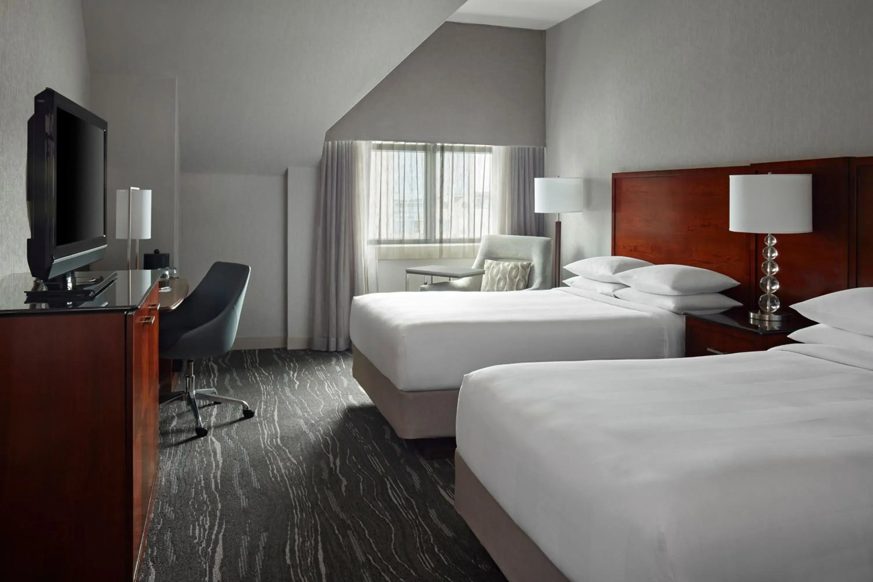 Double Room with Two Double Beds - Concierge Level in Halifax Marriott Harbourfront Hotel Double Room with Two Double Beds - Concierge Level in Halifax Marriott Harbourfront Hotel