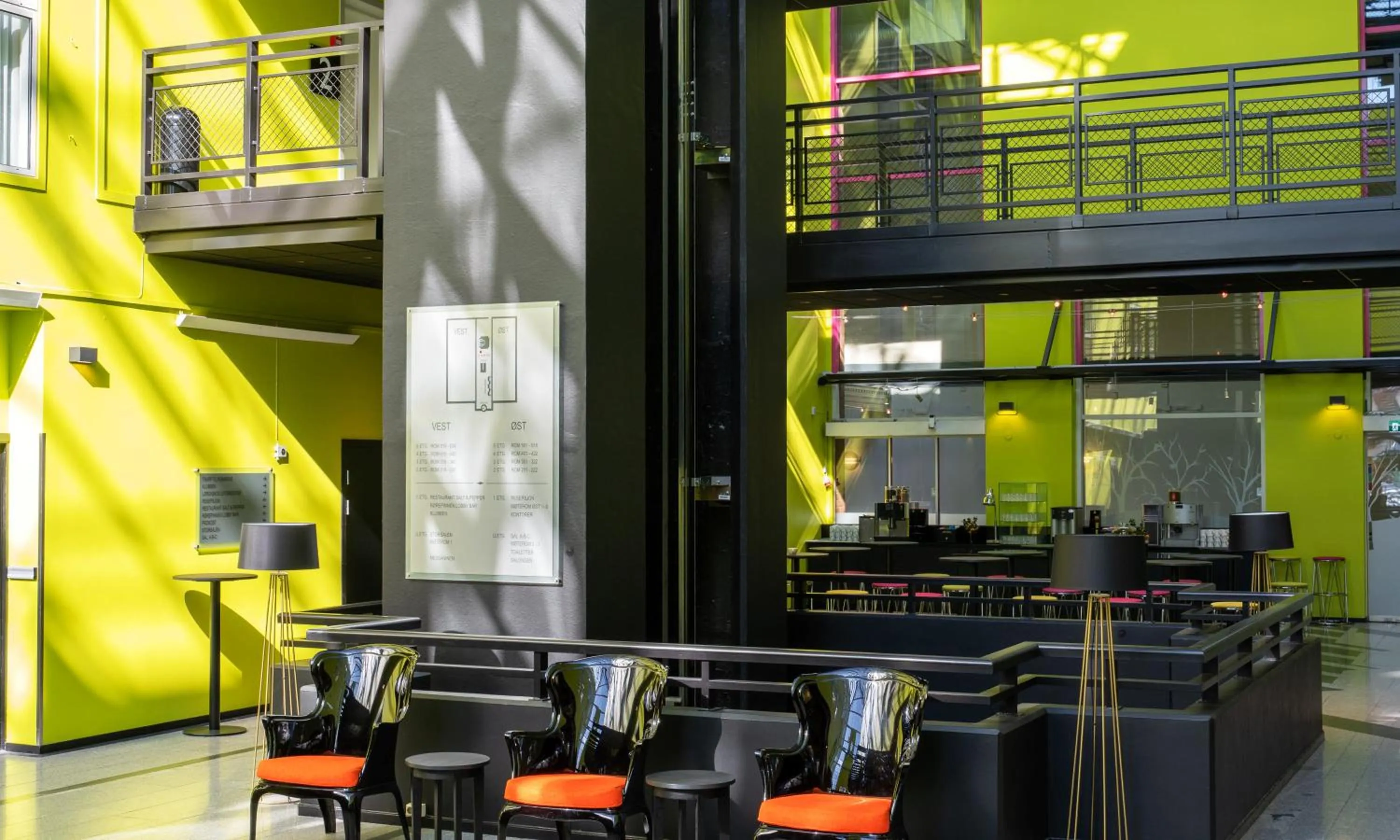 Lobby or reception, Restaurant/Places to Eat in Thon Hotel Triaden