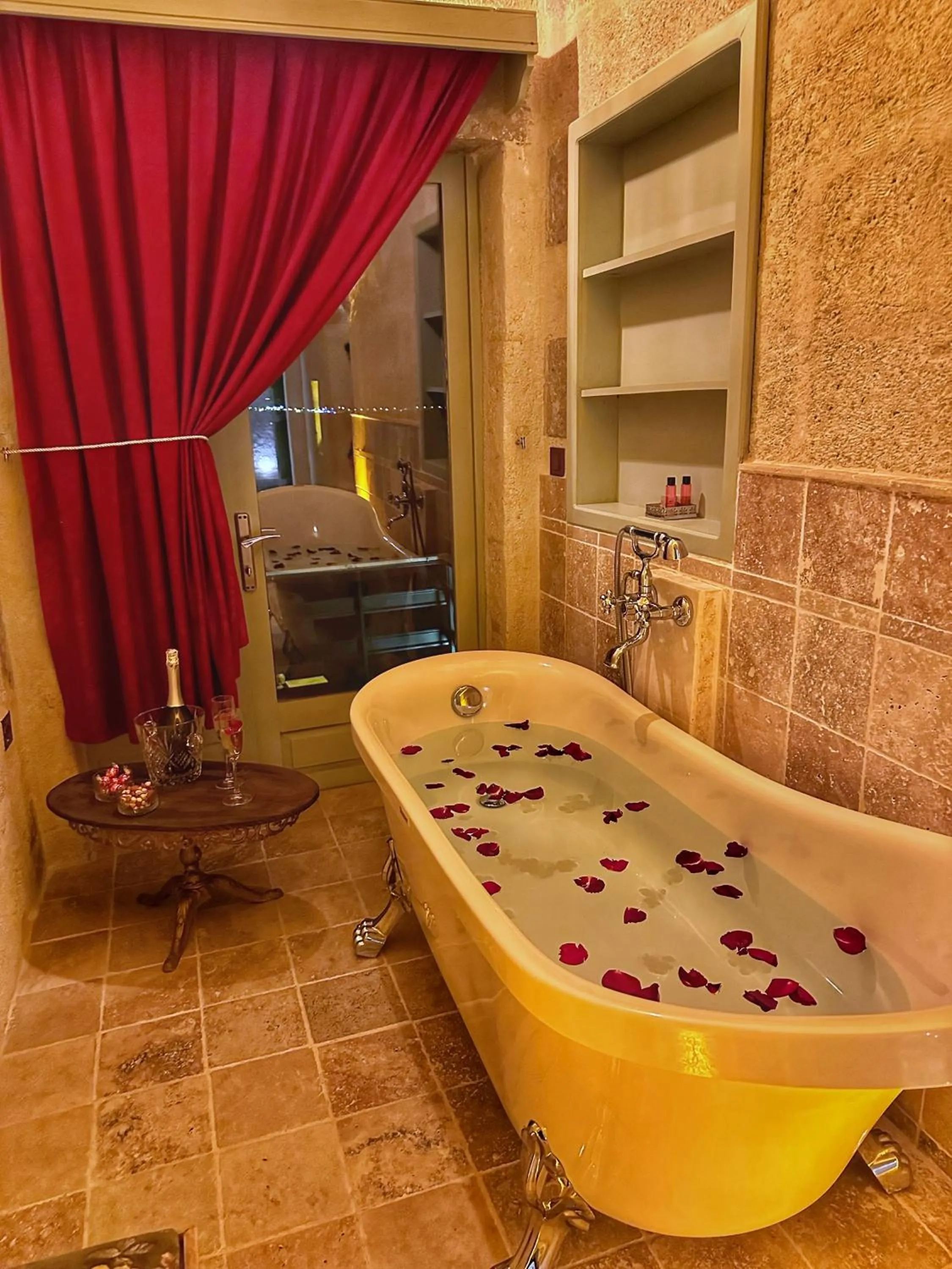 Natural landscape in Takaev Cave House