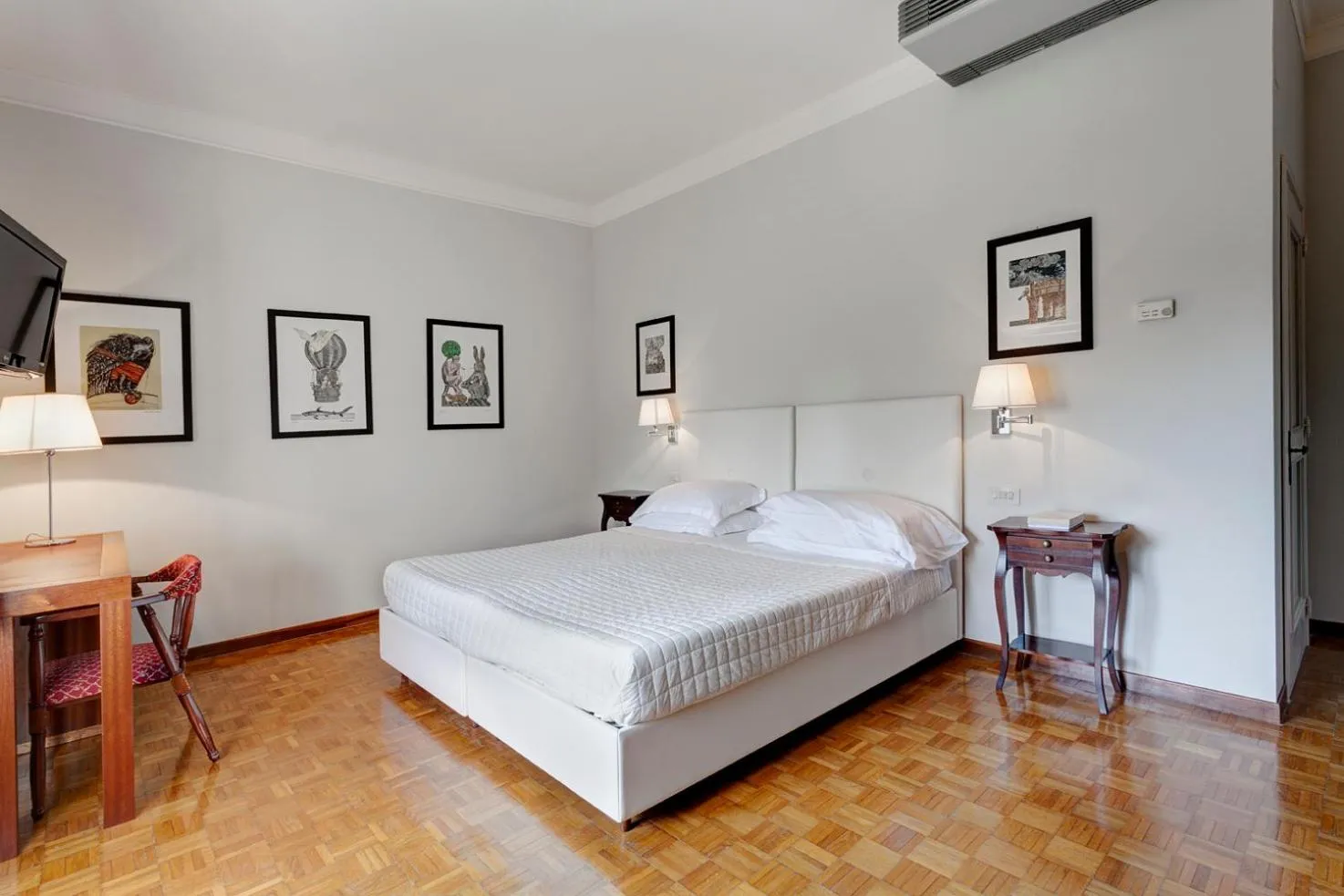 Bed in Hotel Villa Quiete