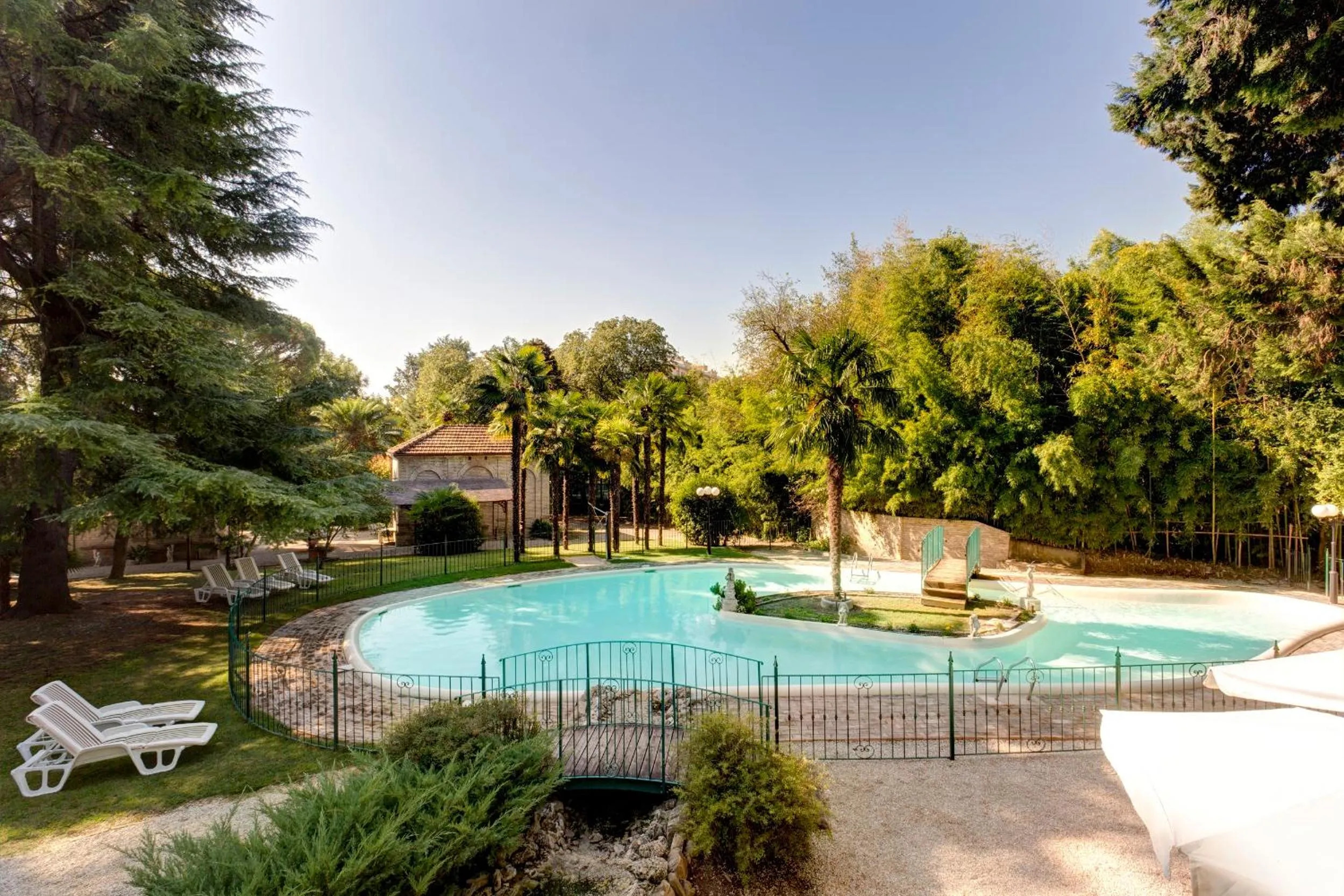 Garden view in Hotel Villa Quiete