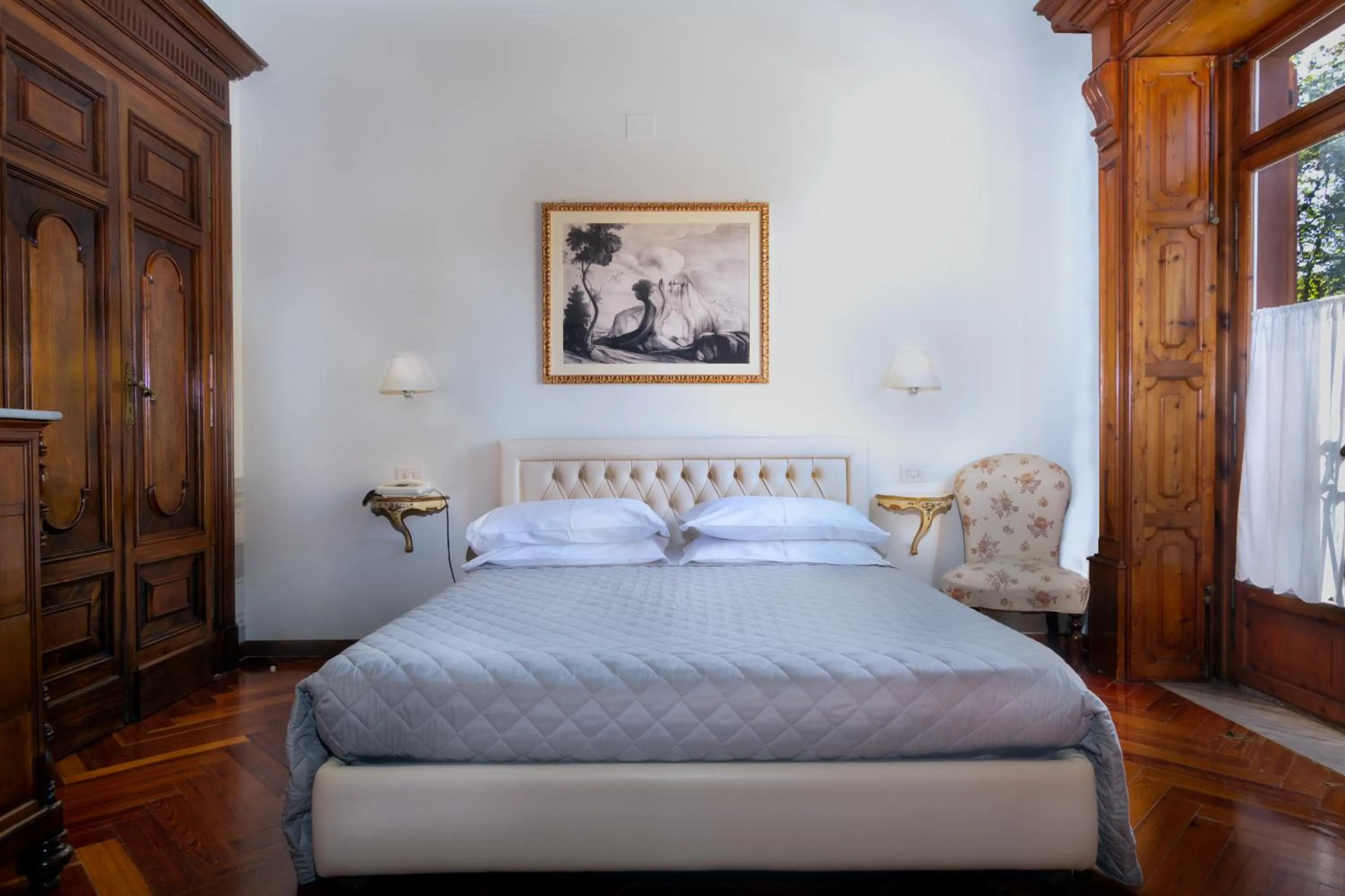 Bed in Hotel Villa Quiete