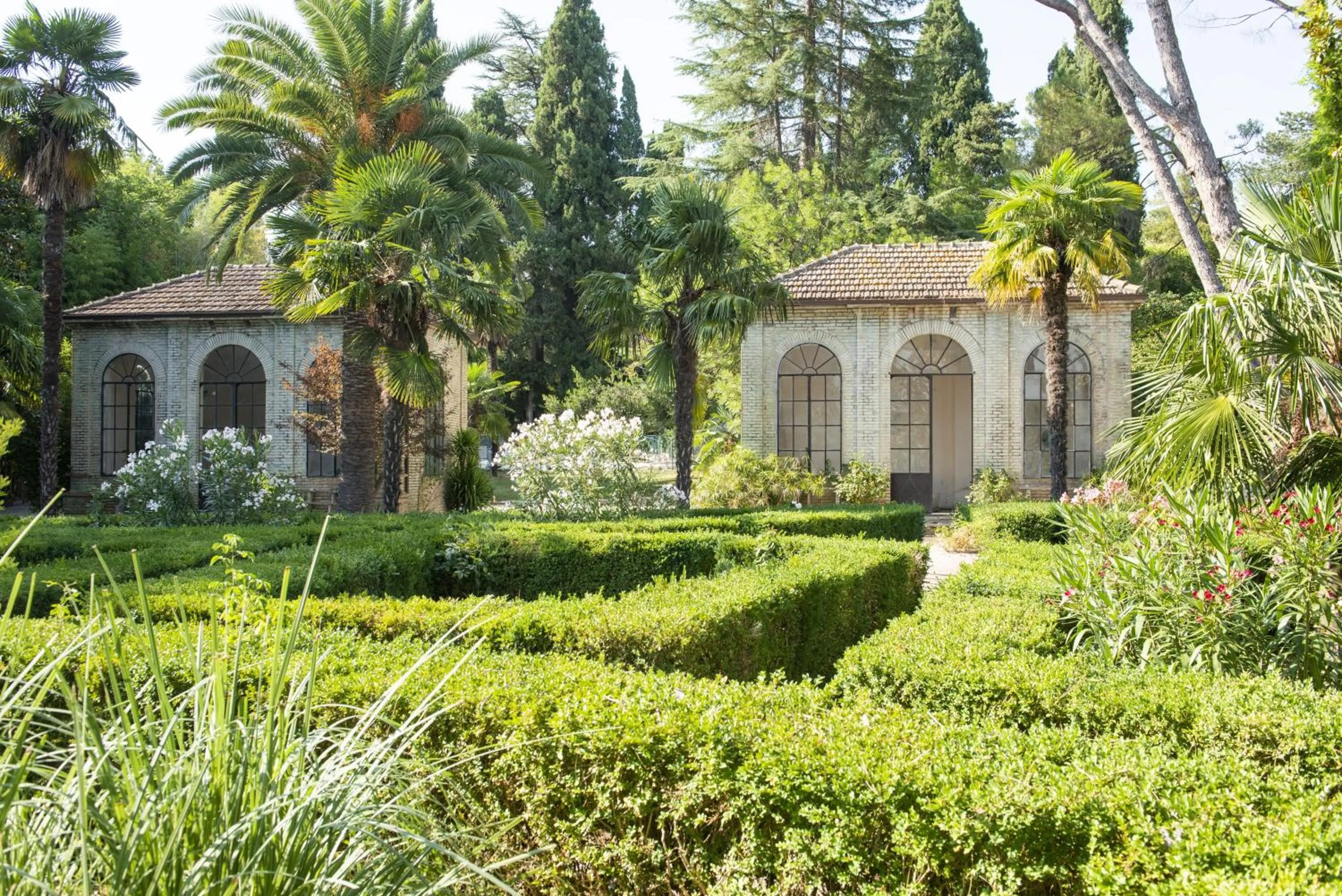 Garden view in Hotel Villa Quiete