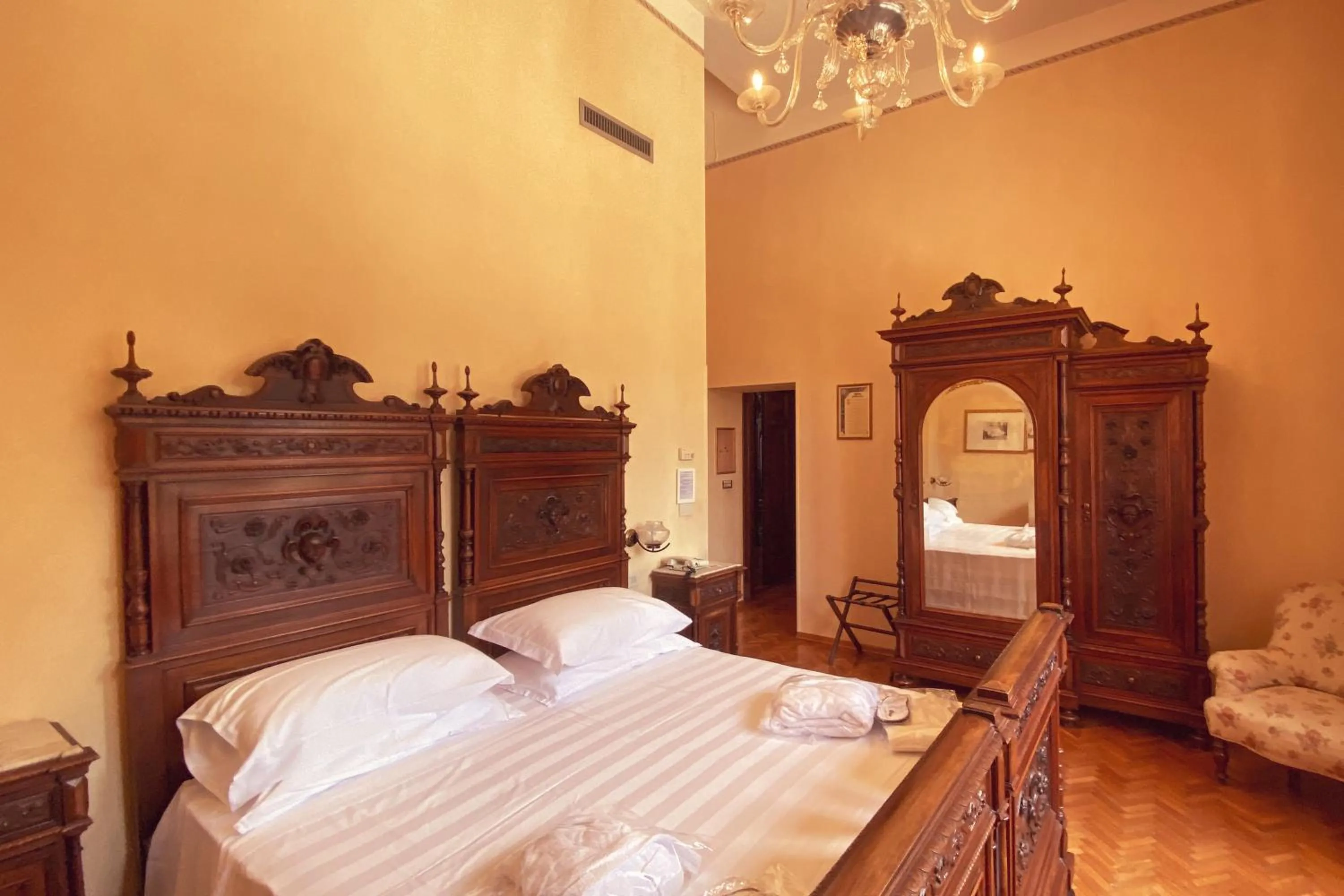 Bed in Hotel Villa Quiete