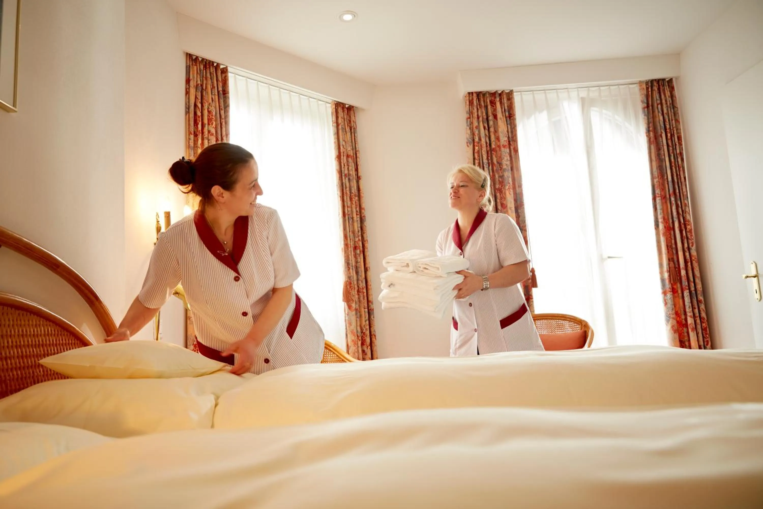 Bed in Casanna Hotel Davos City Center