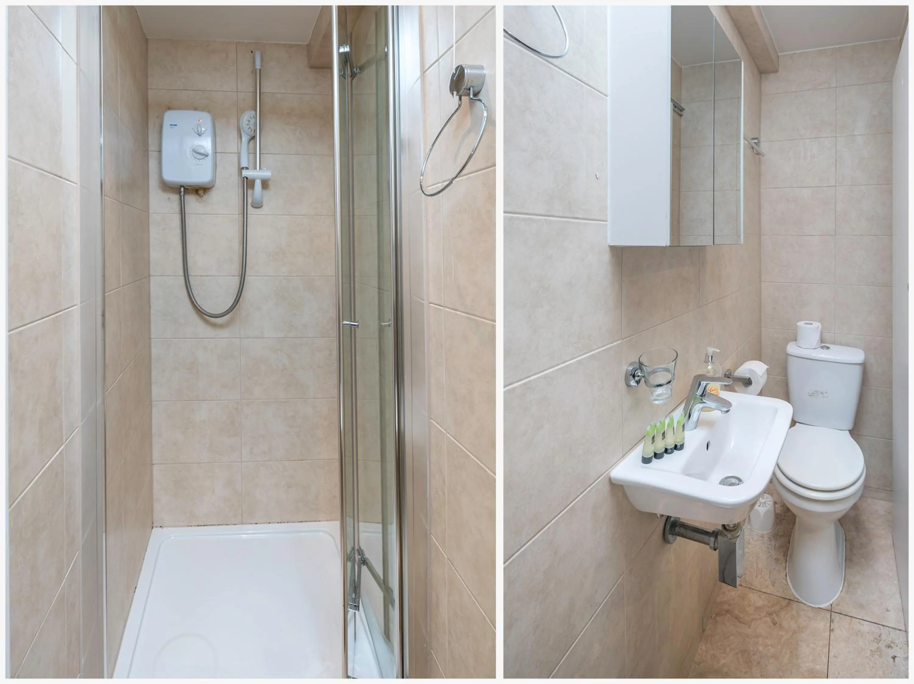 Shower in Belgravia Rooms Hotel