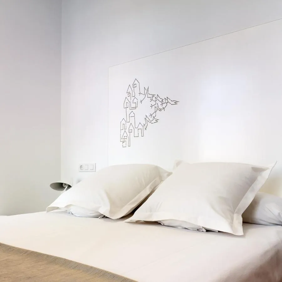 Bed in Hotel Pazo de Altamira