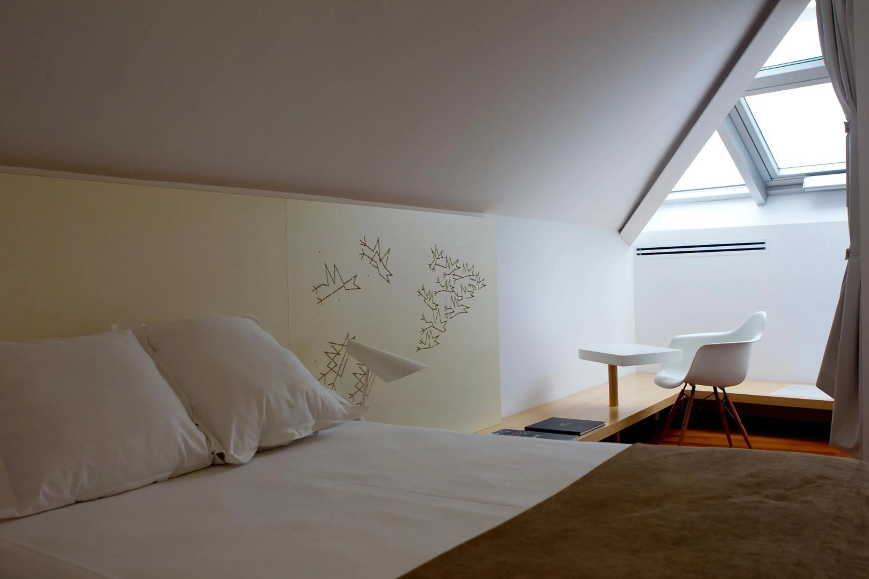 Bed in Hotel Pazo de Altamira