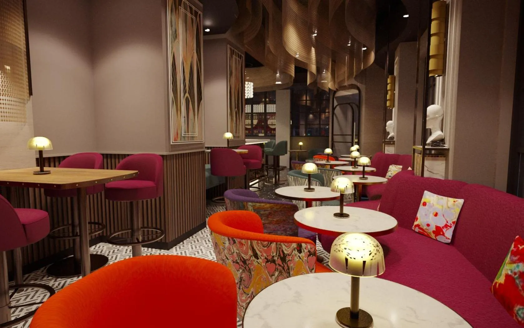 Lobby or reception in The Kensington Hideaway