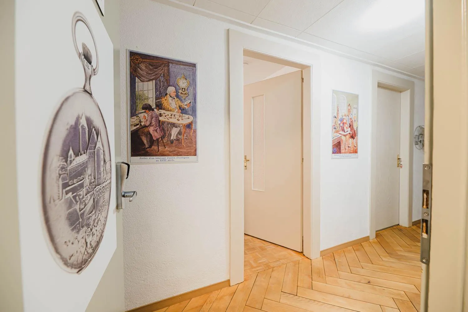 Decorative detail in Albergo Diffuso Porrentruy