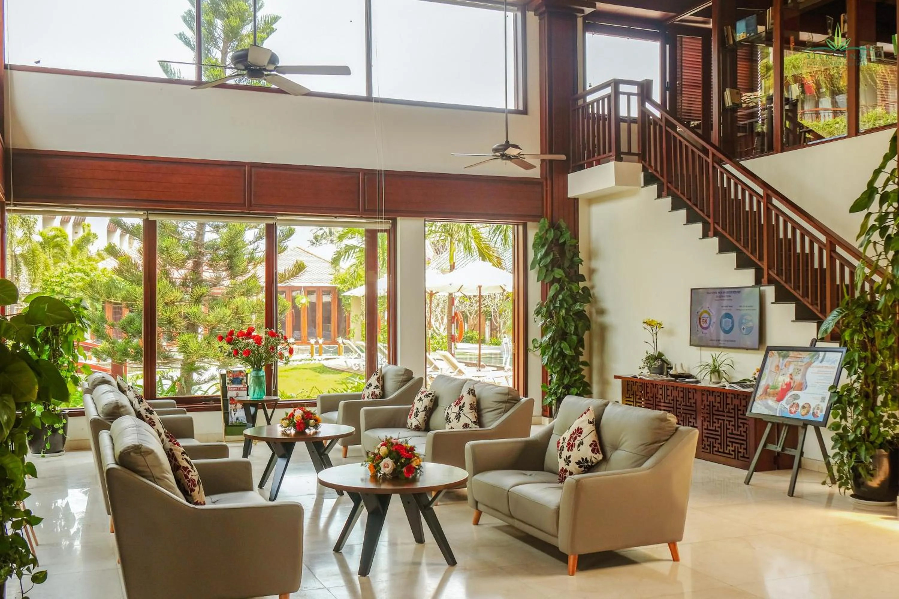 Lobby or reception in Silk Sense Hoi An River Resort - Green Luxury Escape