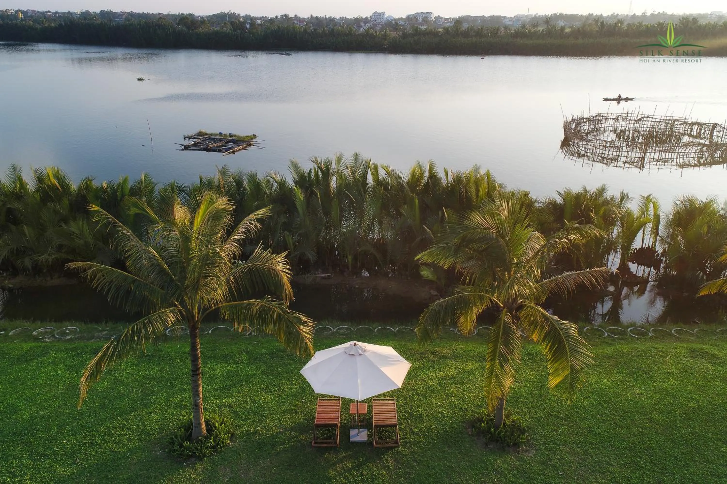 River view in Silk Sense Hoi An River Resort - Green Luxury Escape