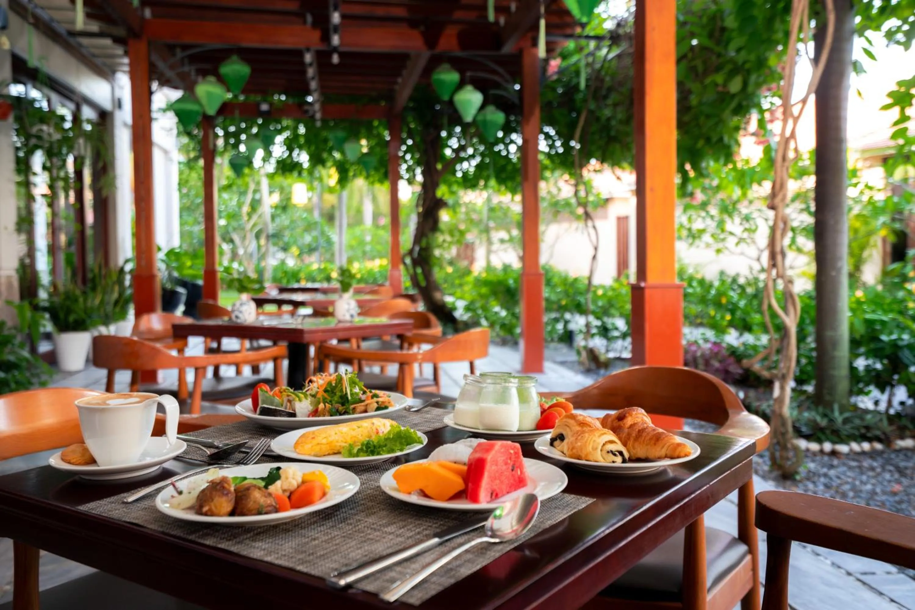 Breakfast in Silk Sense Hoi An River Resort - Green Luxury Escape