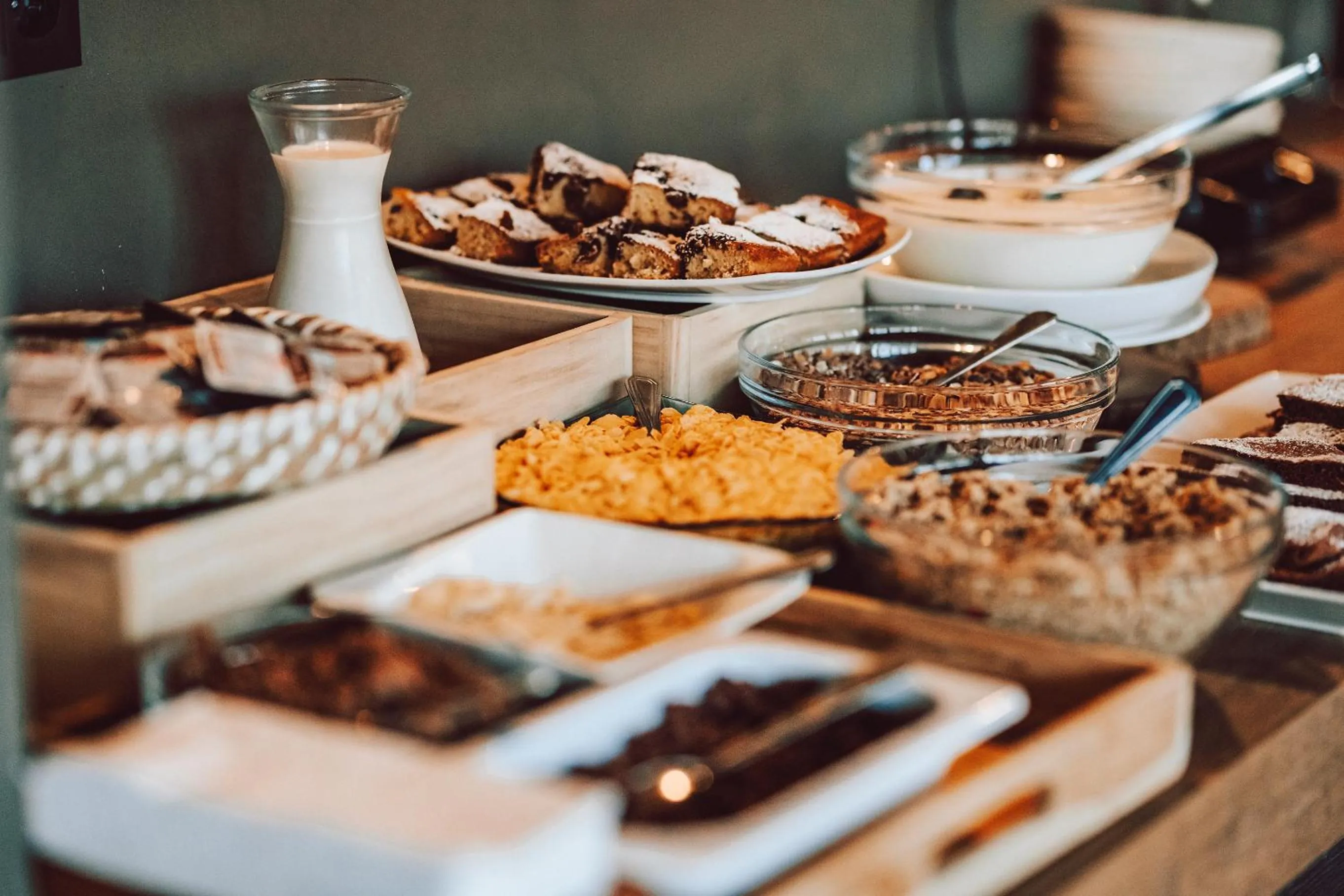 Buffet breakfast in Hotel Palcát
