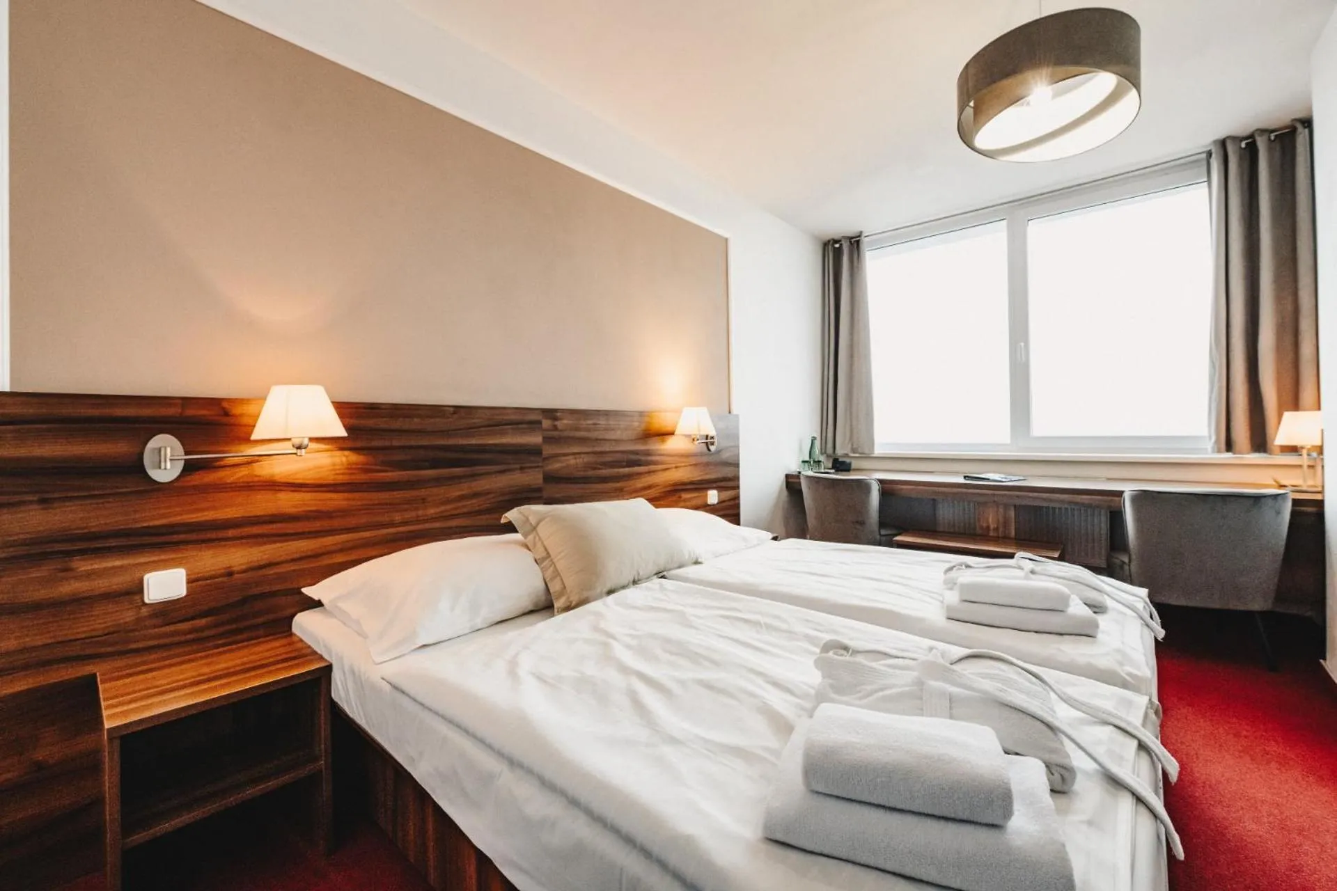 Photo of the whole room, Bed in Hotel Palcát