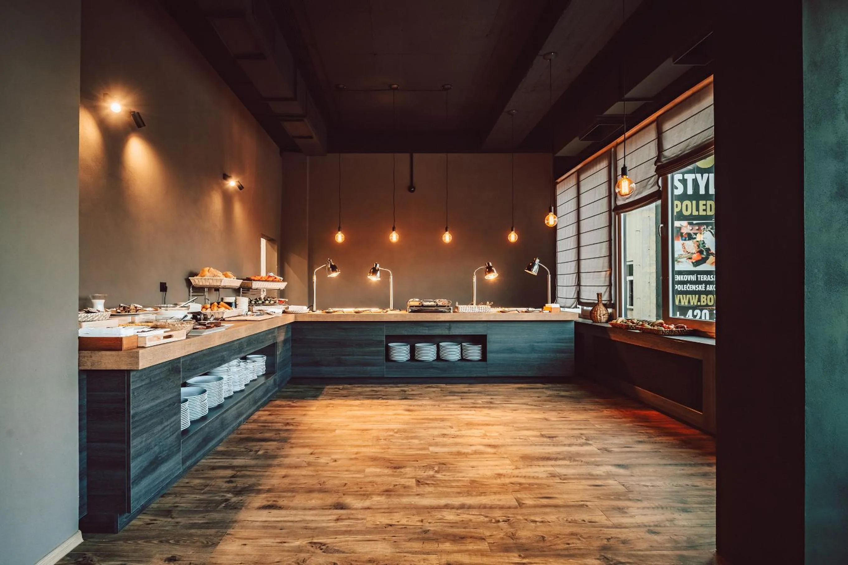 Buffet breakfast in Hotel Palcát