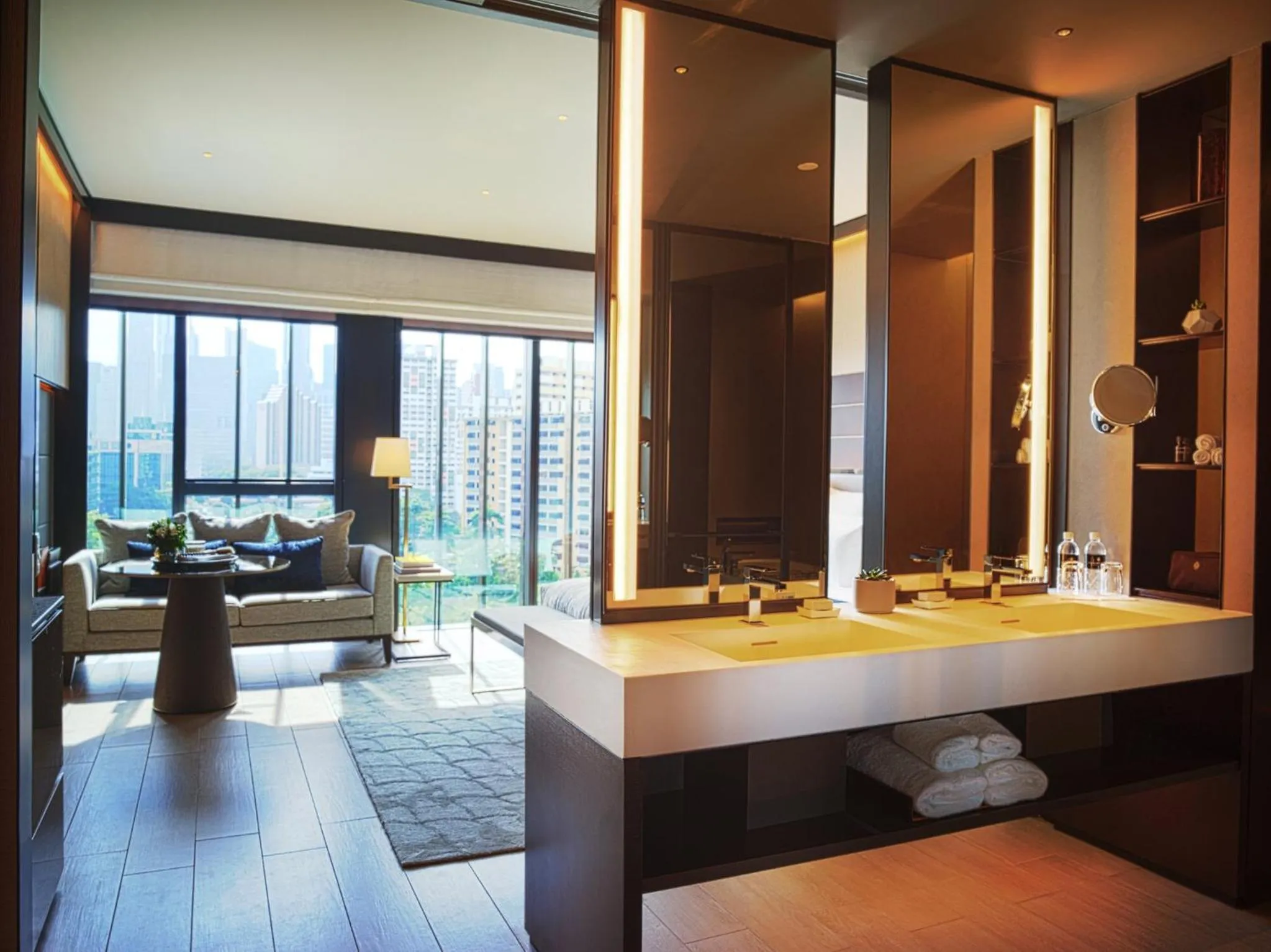 Bathroom in InterContinental Singapore Robertson Quay by IHG