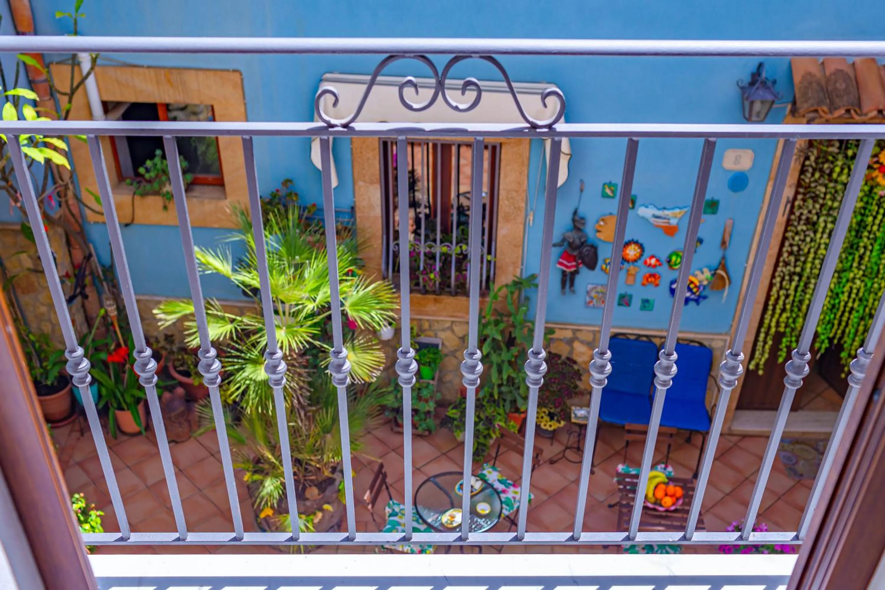 Bird's eye view in La Finestra sul Cortile B&B