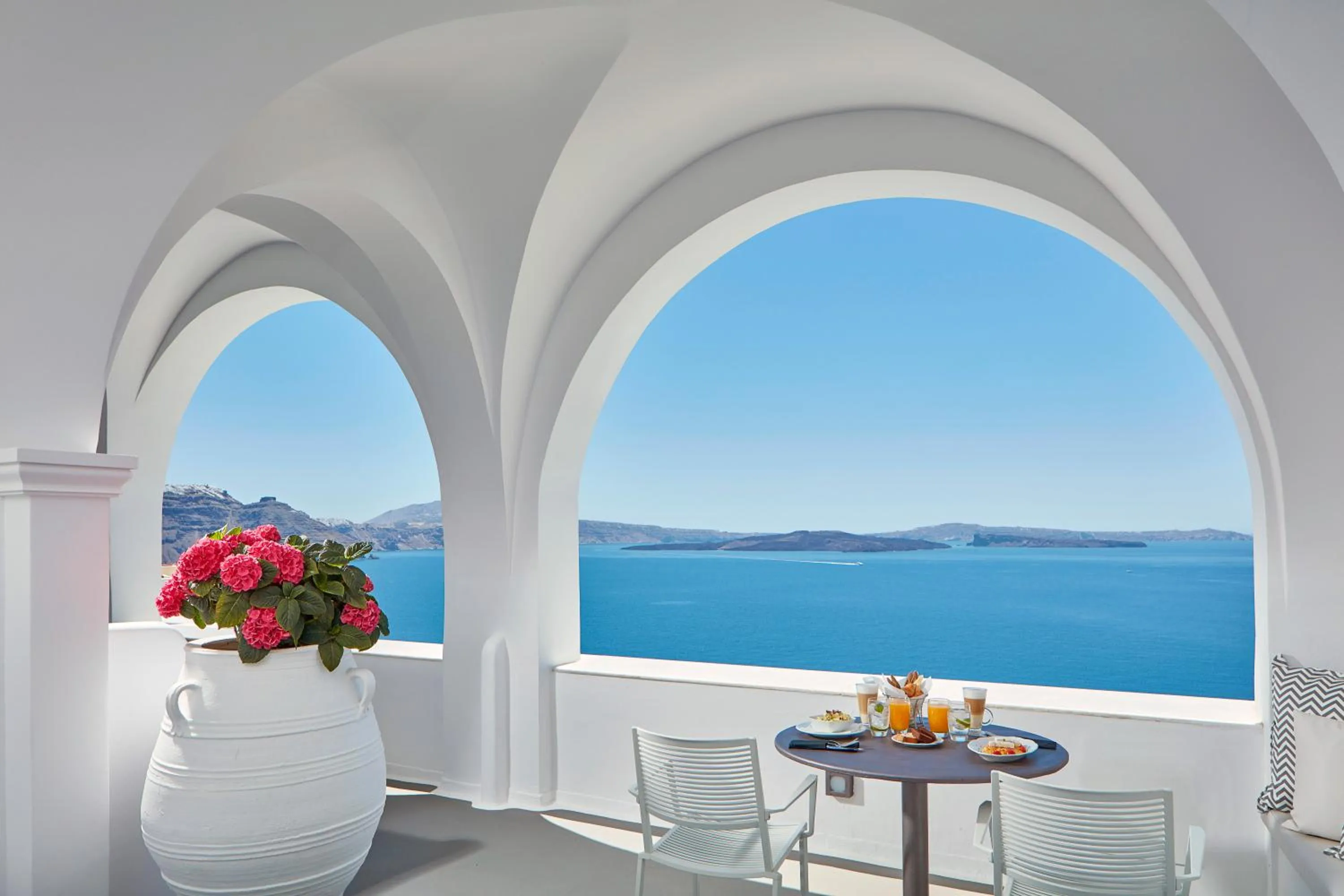 Sea view in Katikies Santorini - The Leading Hotels Of The World